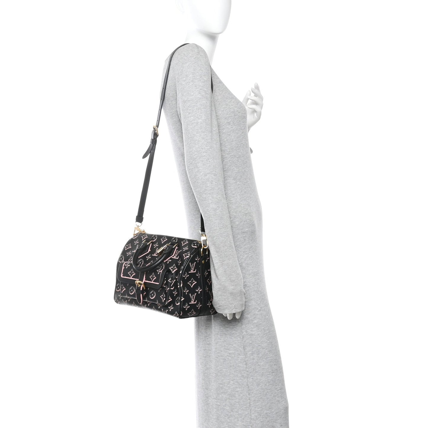Monogram Fall for You Speedy Bandouliere 25 Black