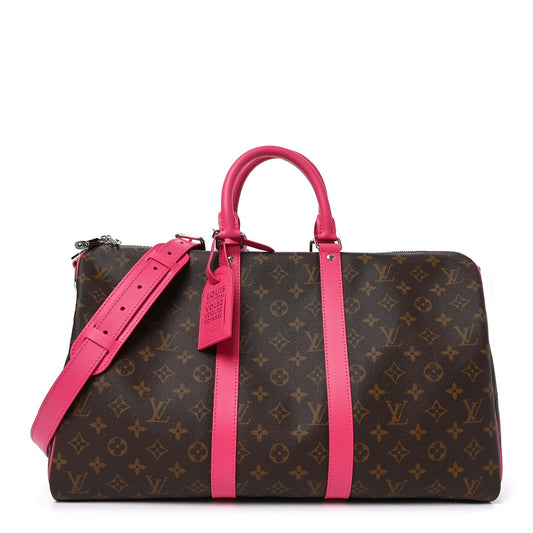 Monogram Keepall Bandouliere 45 Pondichery Pink