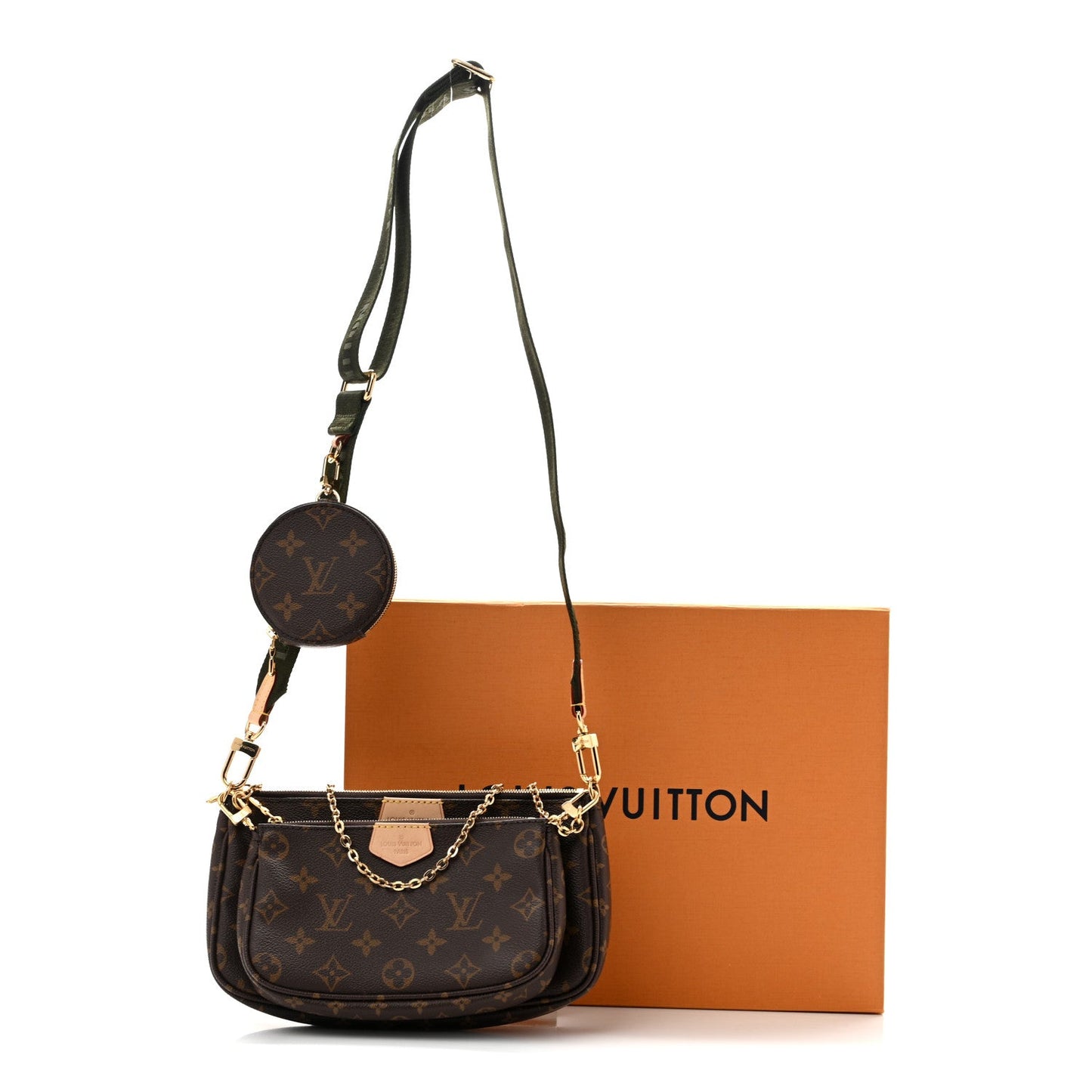 Monogram Multi Pochette Accessories Kaki