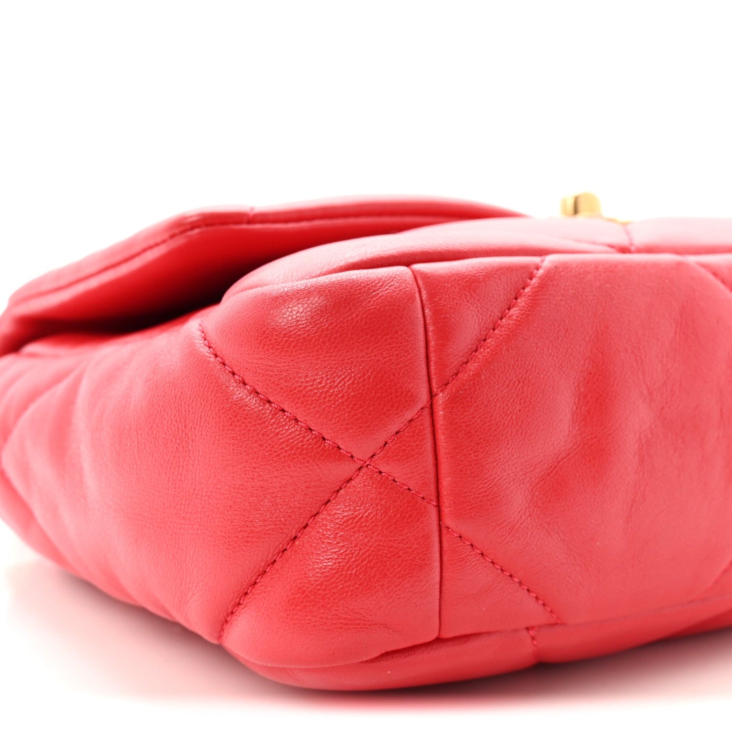 Goatskin Quilted Medium Chanel 19 Flap Pink