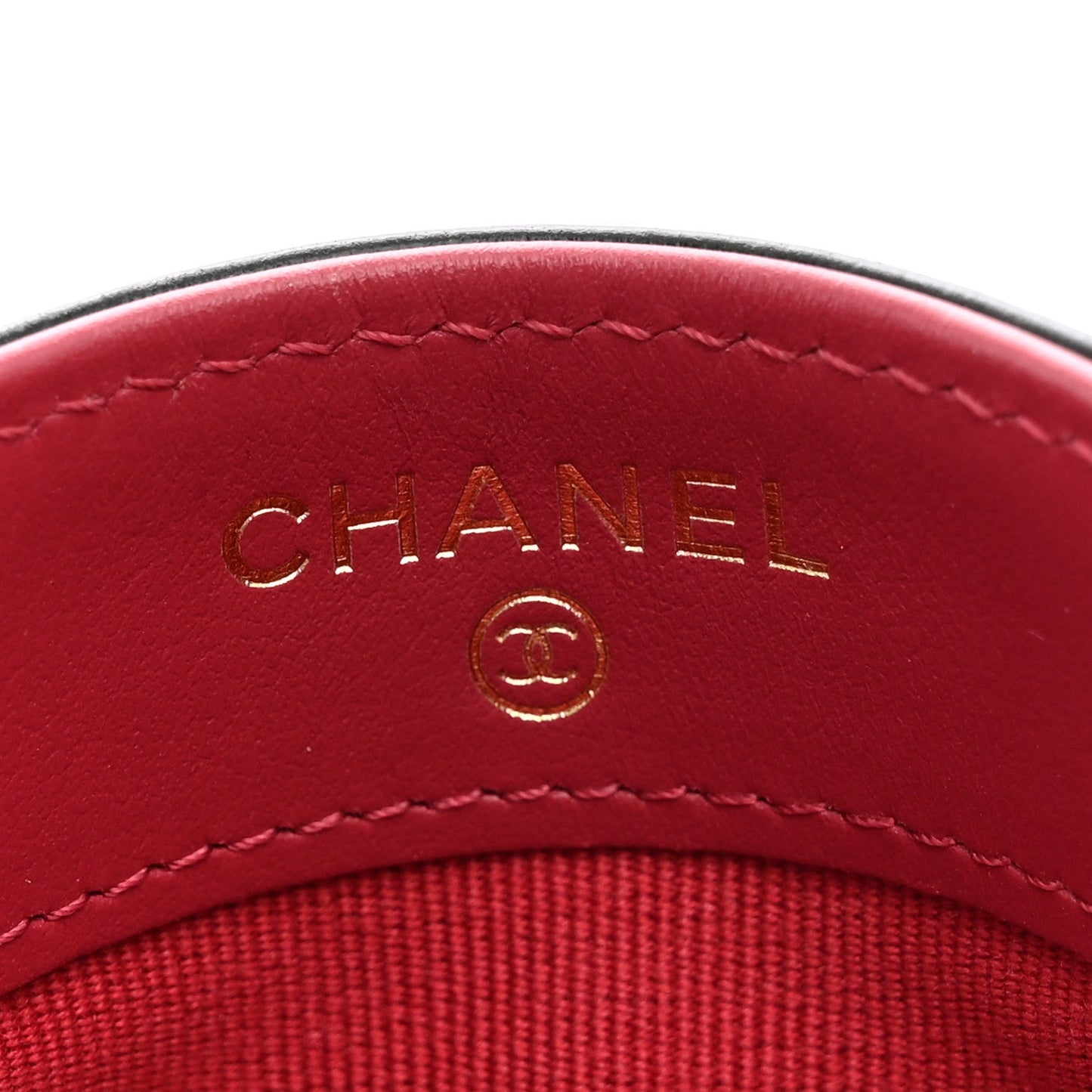 Lambskin Quilted Chanel 19 Card Holder Black