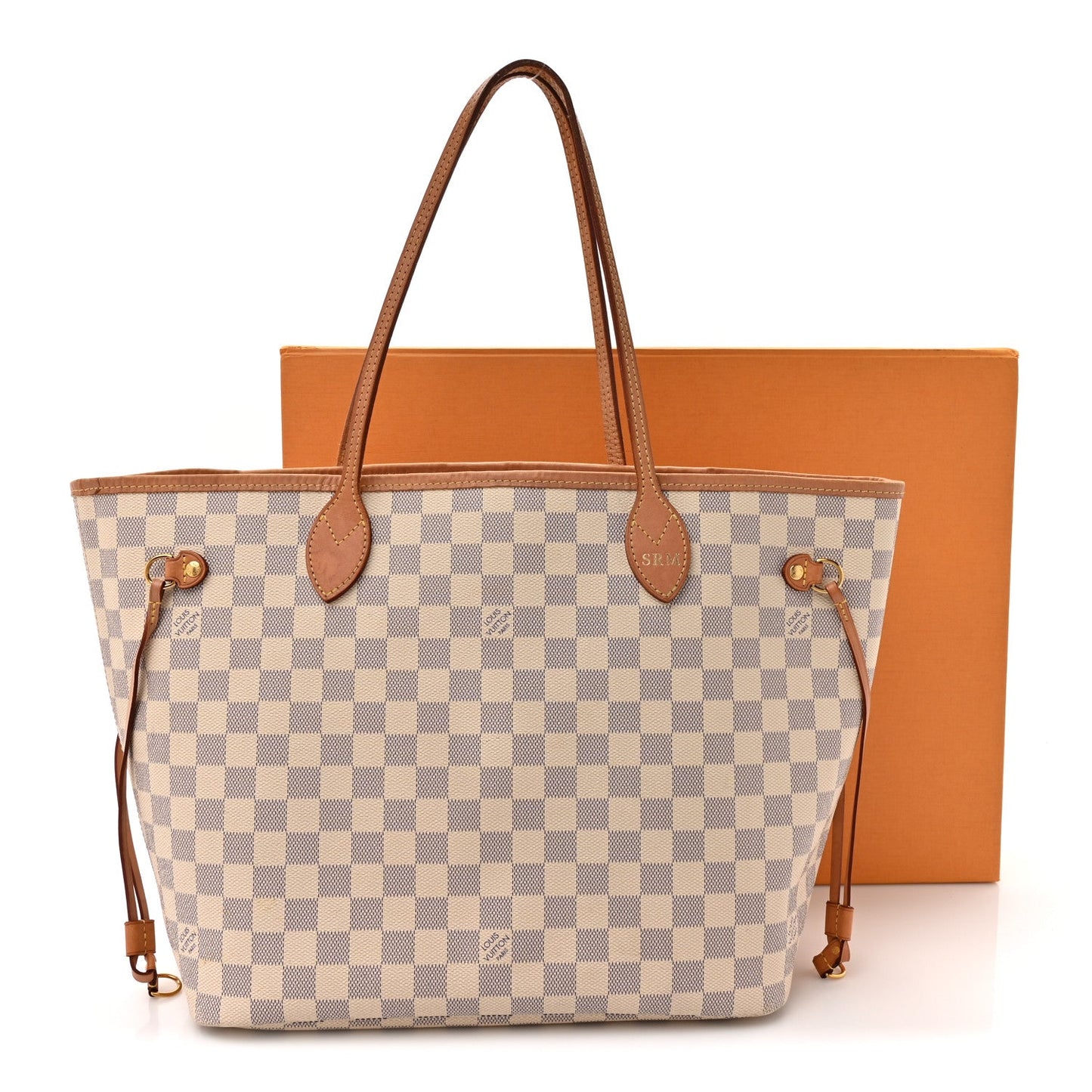 Damier Azur Neo Neverfull MM Rose Ballerine