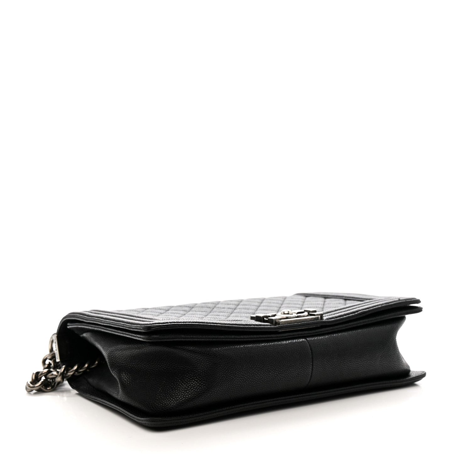 Caviar Quilted New Medium Boy Flap Black