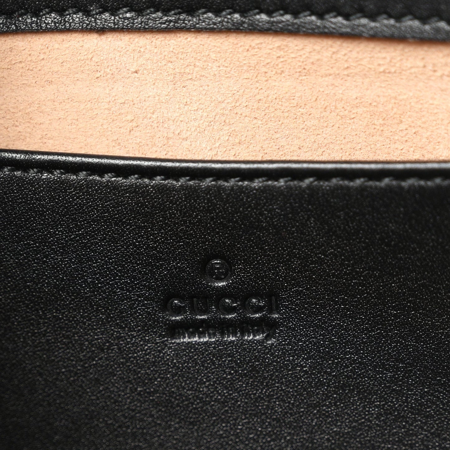 GG Supreme Monogram Azalea Calfskin Horsebit 1955 Mini Bag Beige Black