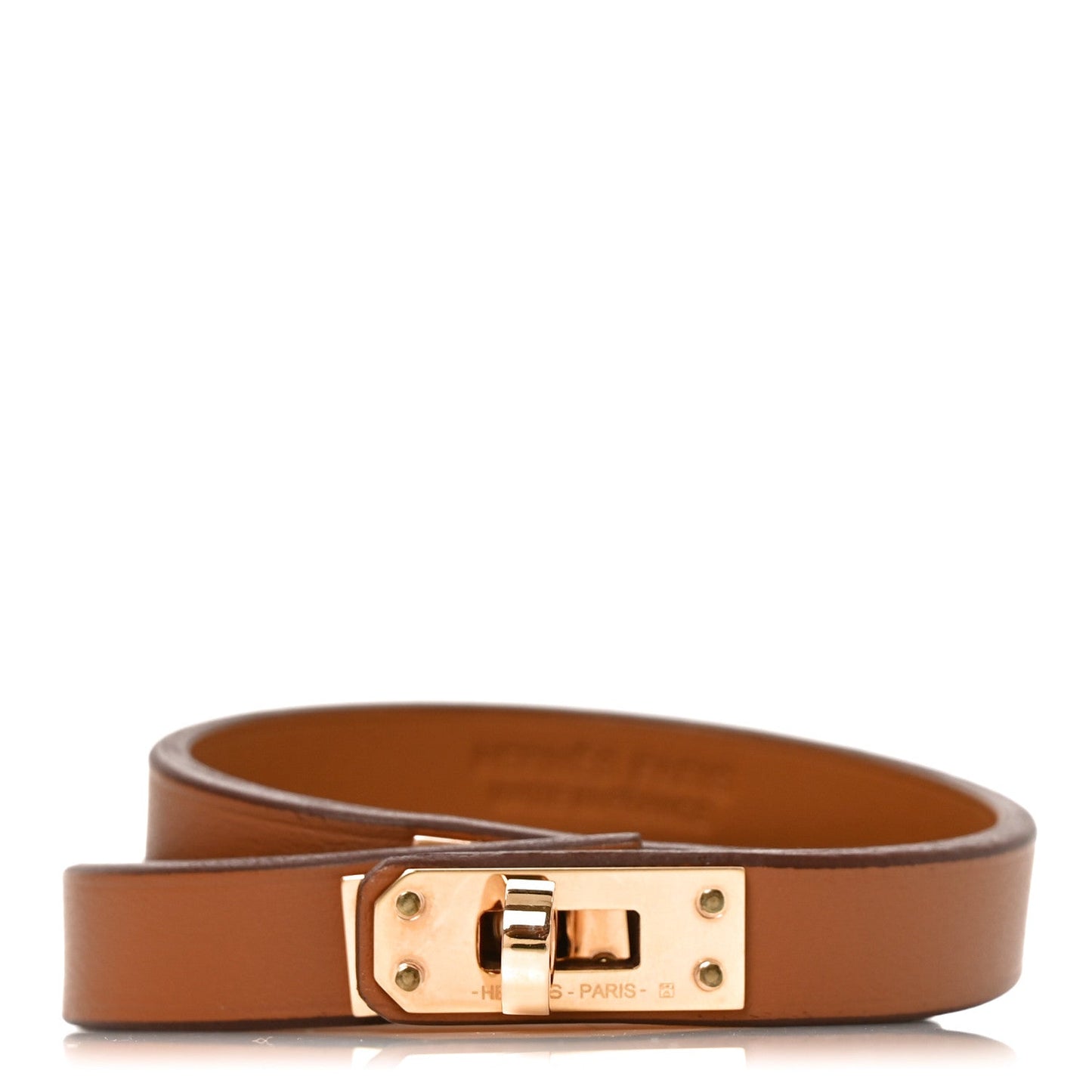 Swift Mini Kelly Double Tour Bracelet T3 Gold