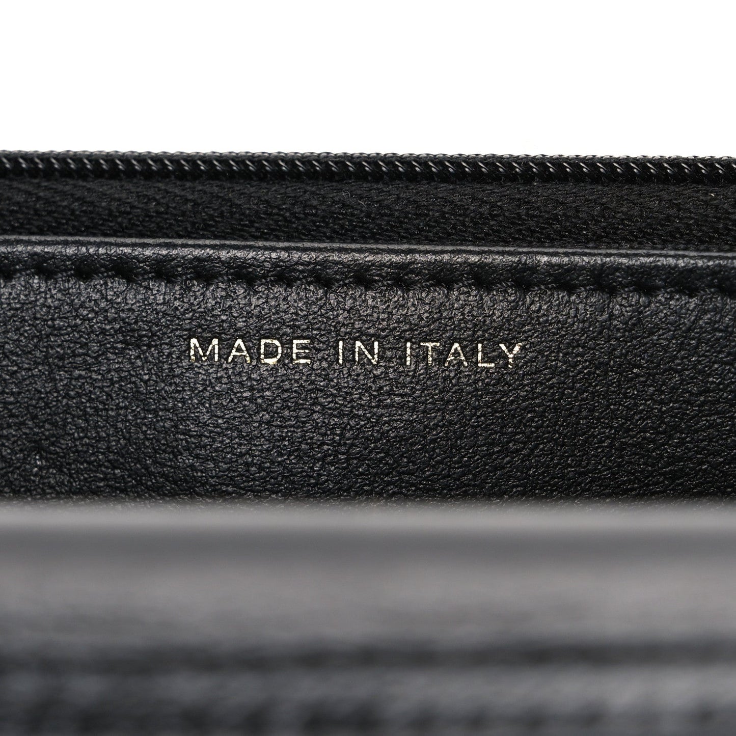 Shiny Lambskin Quilted CC Bow Wallet on Chain WOC Black