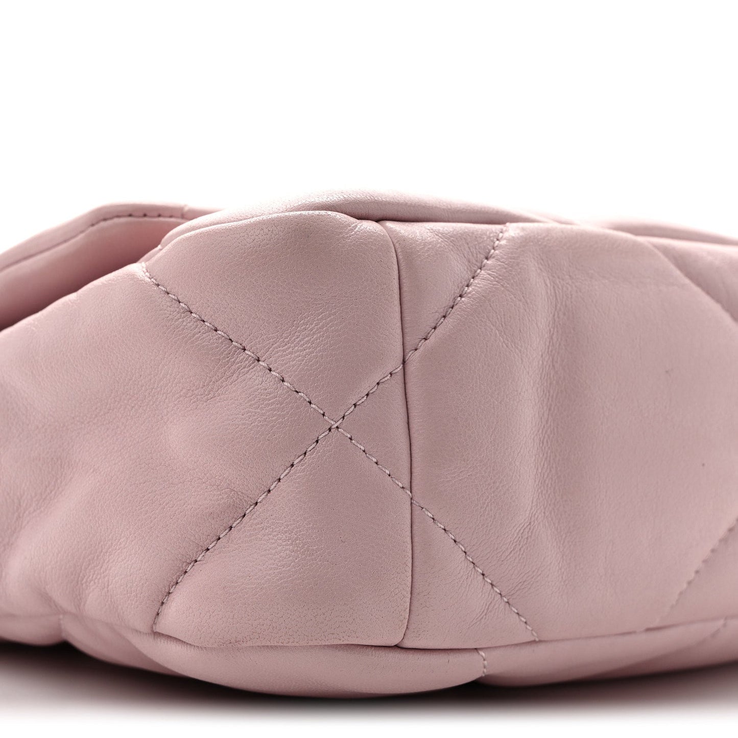 Lambskin Quilted Medium Chanel 19 Flap Light Pink