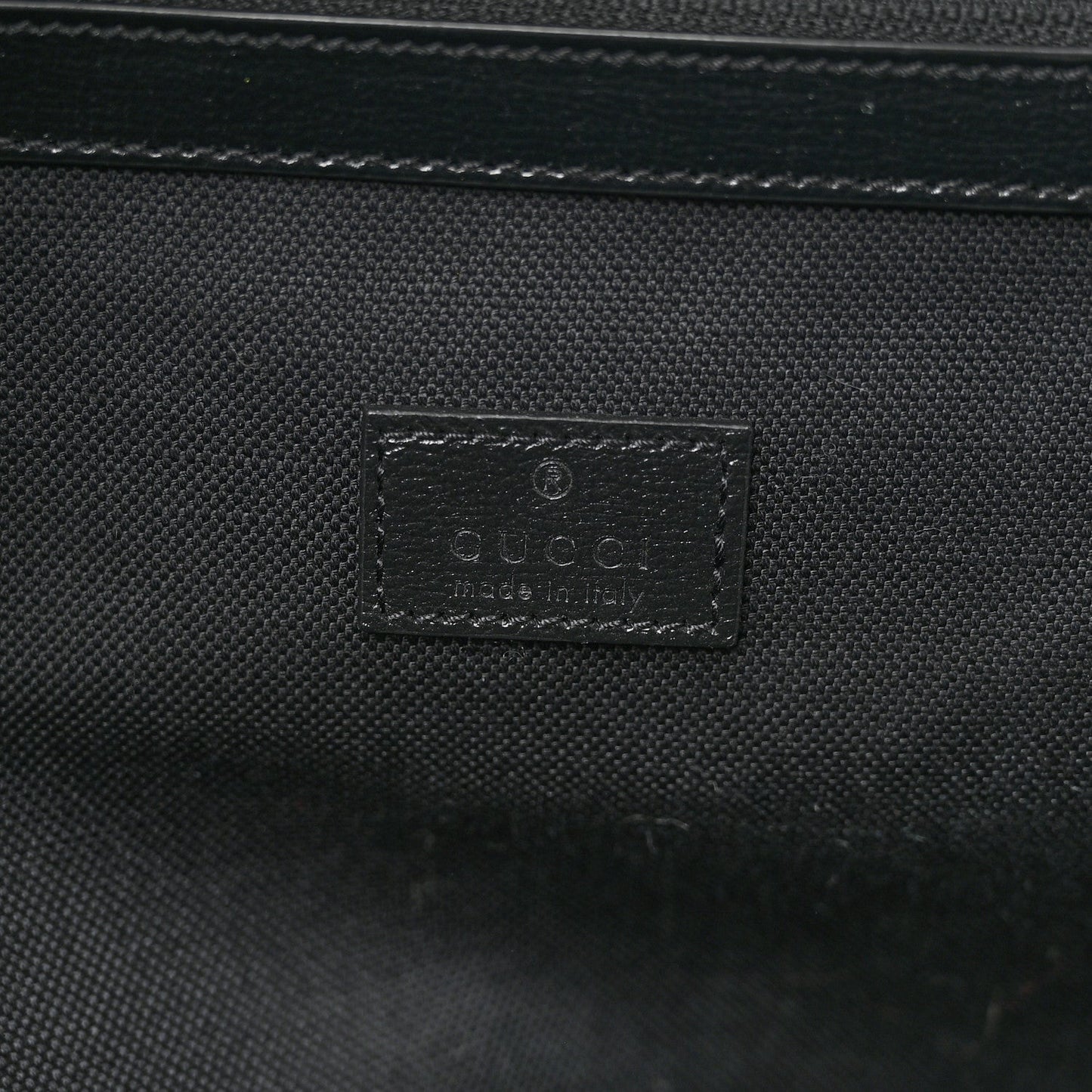 GG Supreme Monogram Azalea Calfskin Retro Interlocking G Large Duffle Bag Black Grey