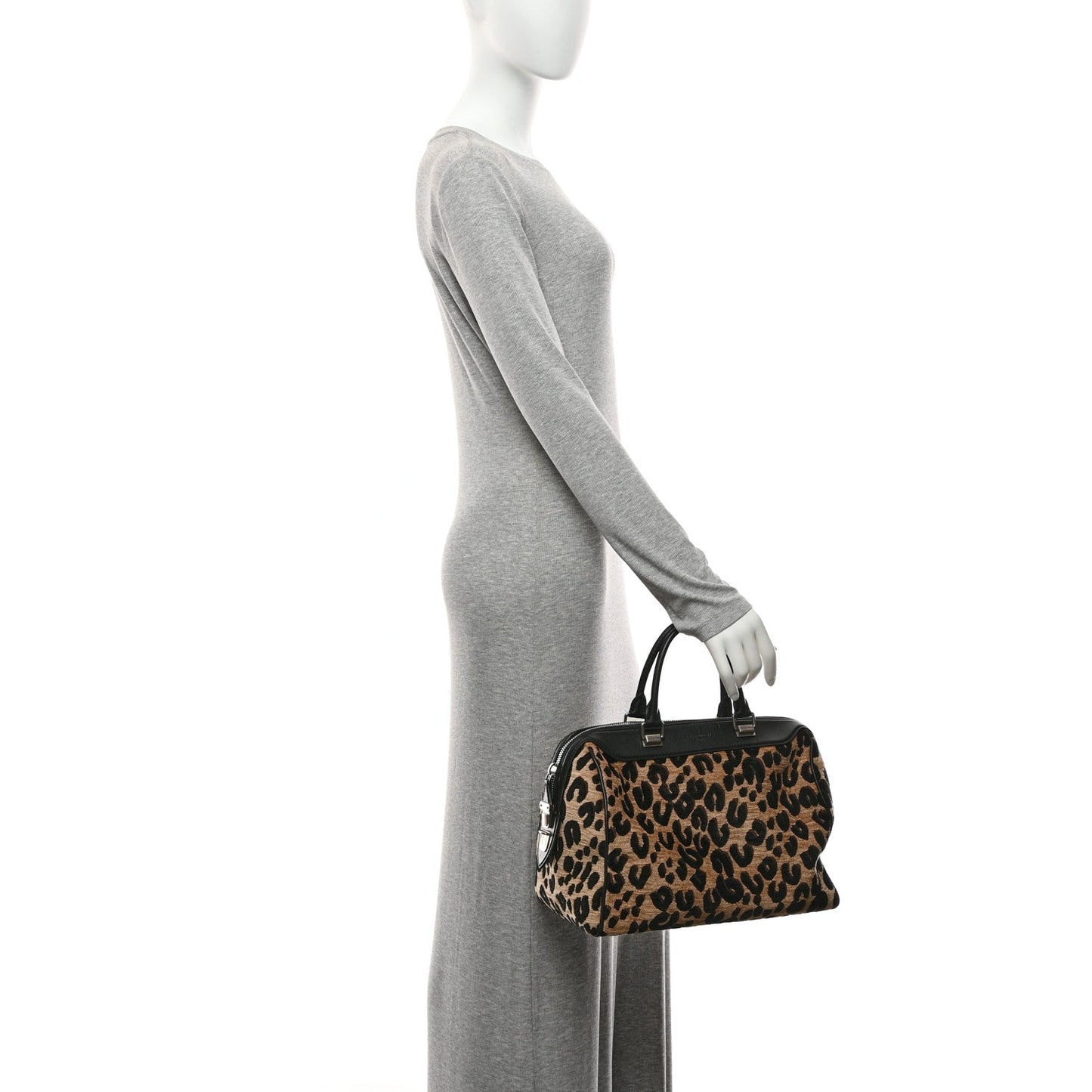 Jacquard Velvet Leopard Print Stephen Sprouse Speedy