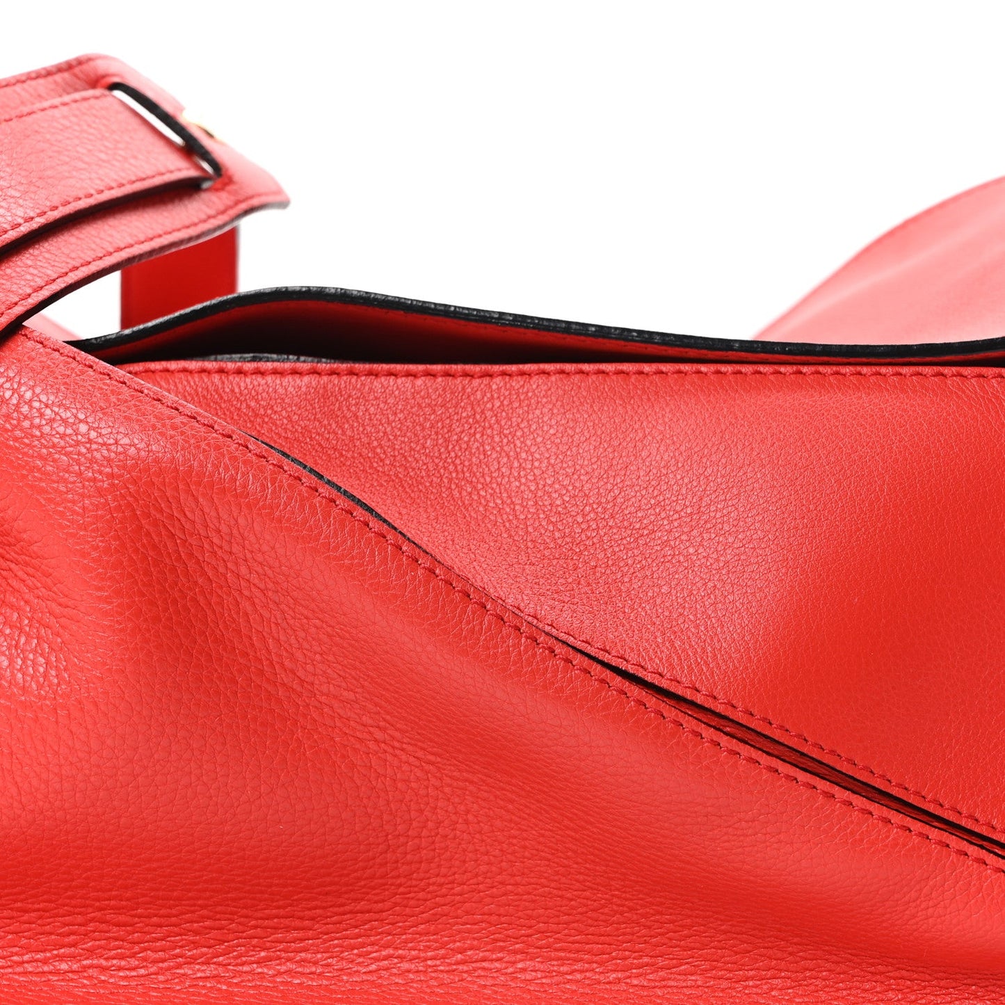 Calfskin Medium Puzzle Bag Scarlet