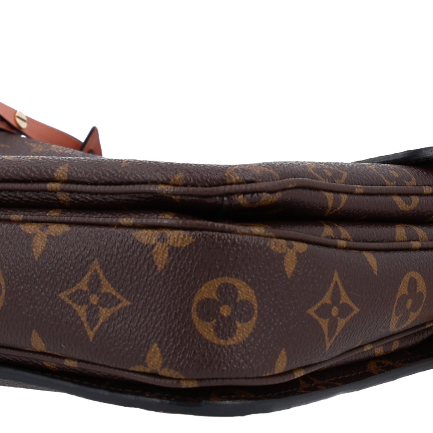 Monogram Braided Pochette Metis Coquelicot