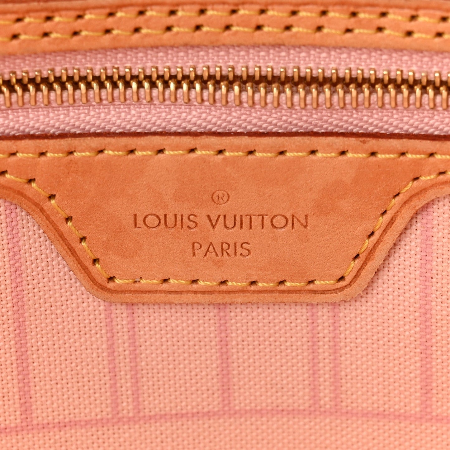 Damier Azur Neo Neverfull MM Rose Ballerine