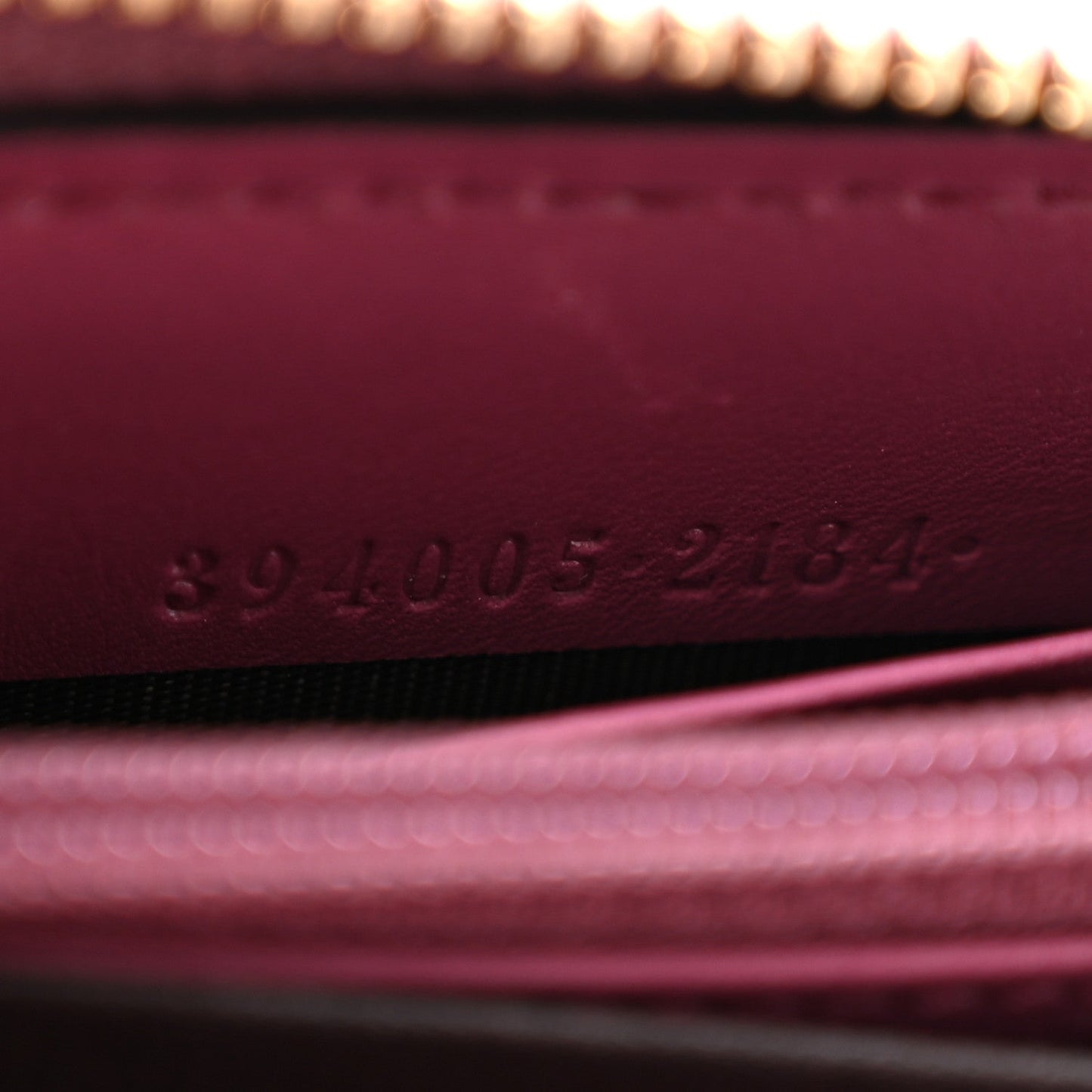 Guccissima Signature Microguccissima Bree Zip Around Wallet Purple