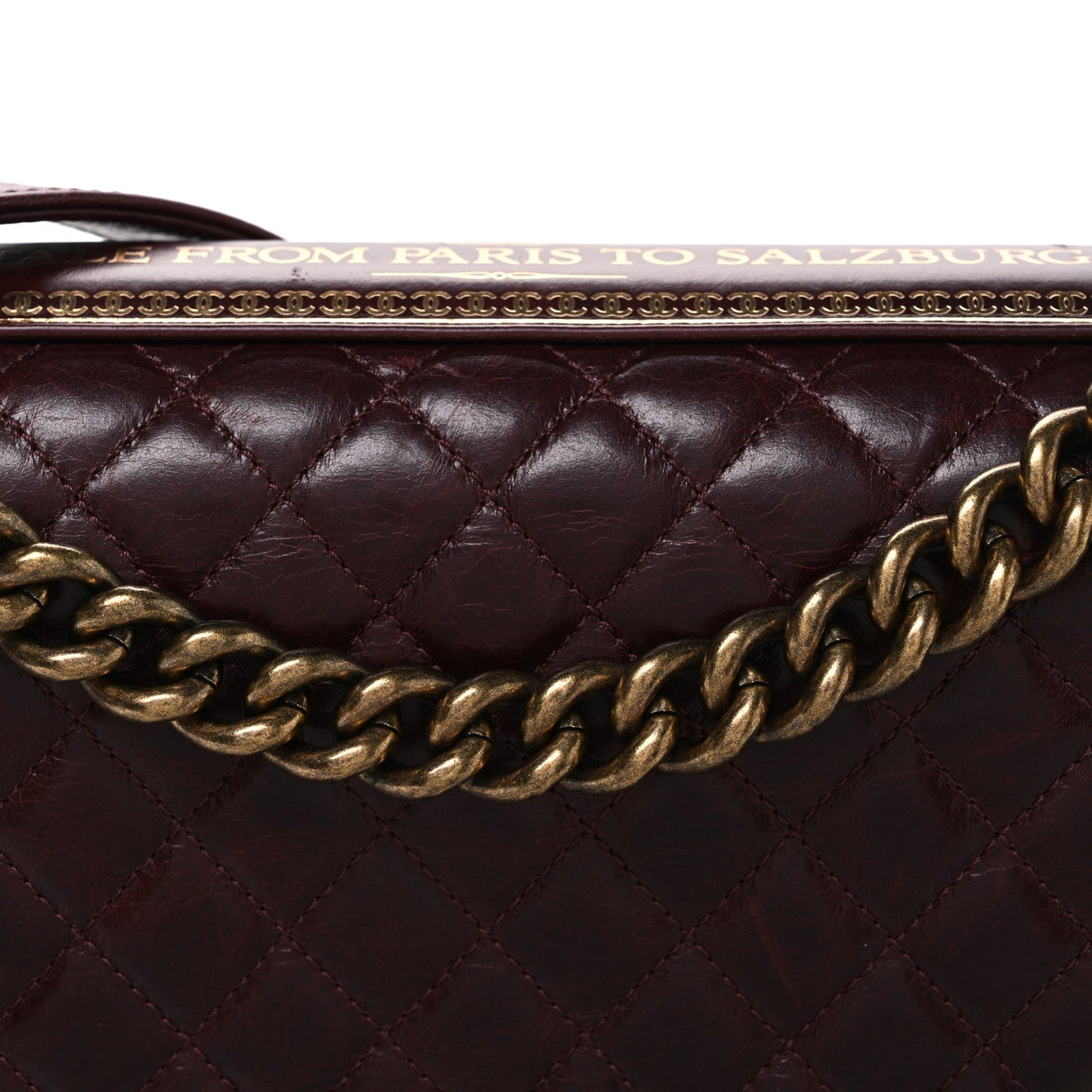 Calfskin Quilted New Medium A Tale From Paris Salzburg Boy Flap Burgundy