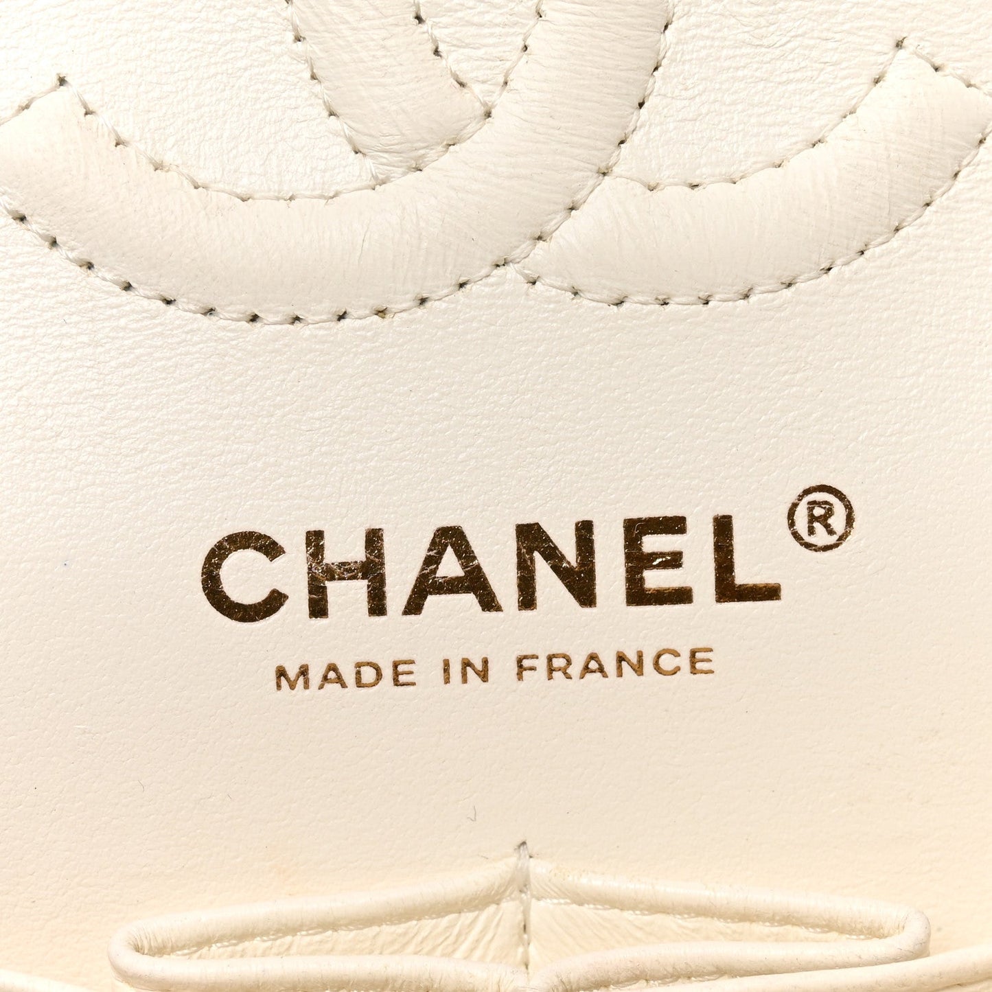 Caviar Quilted Small Double Flap White
