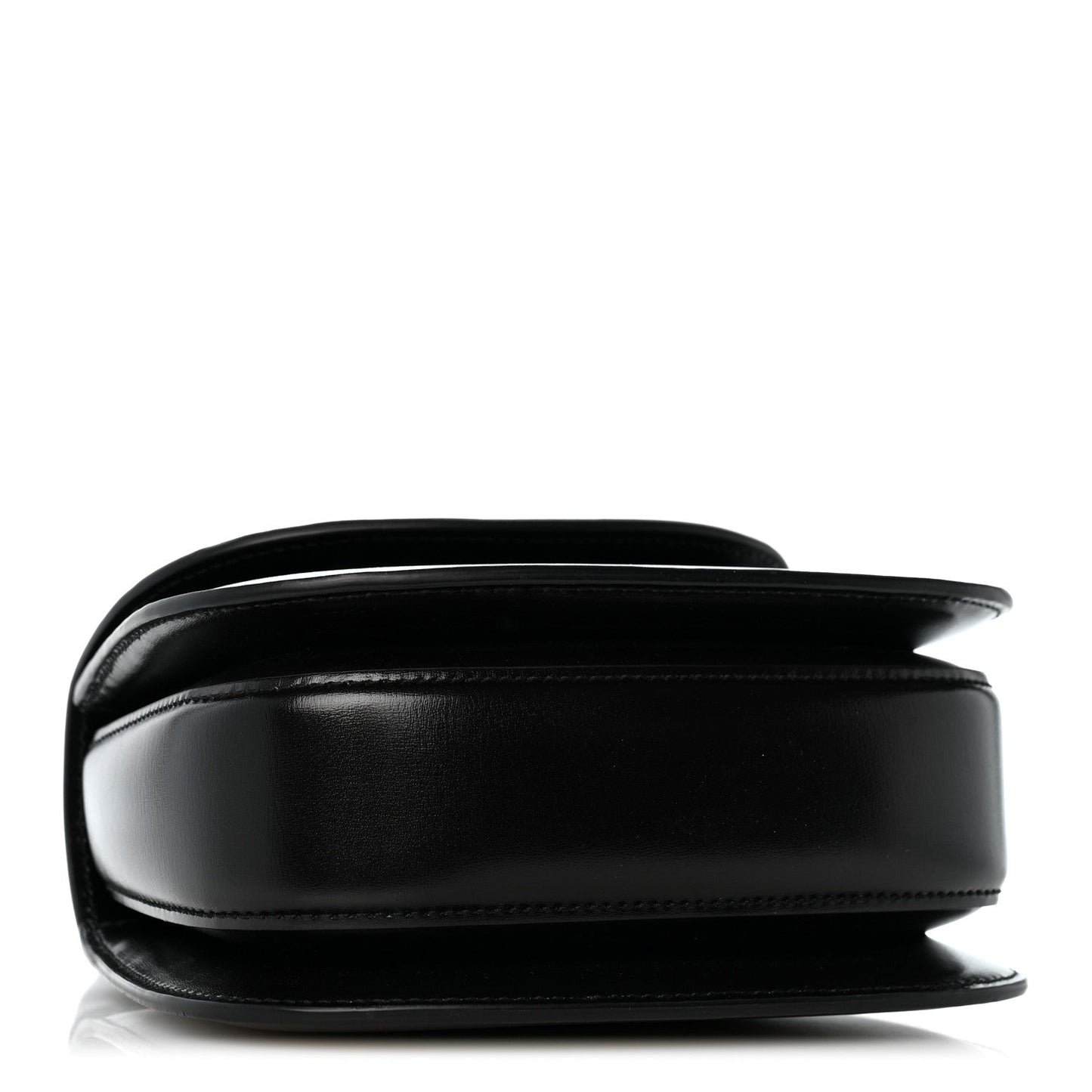 Boarded Dyana Lux Calfskin Web Monochrome Small Bamboo 1947 Top Handle Bag Black