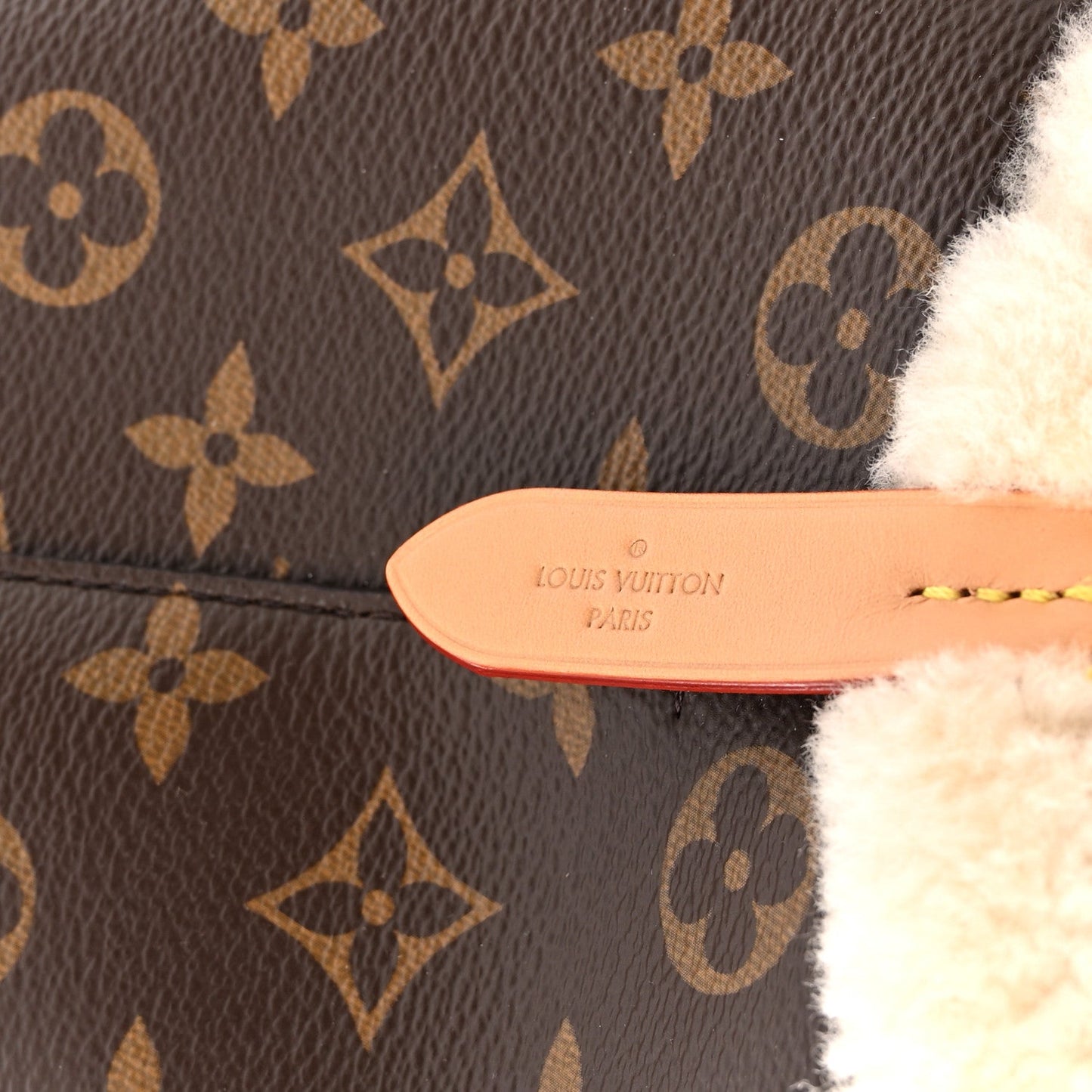 Monogram Shearling Cozygram Neonoe BB
