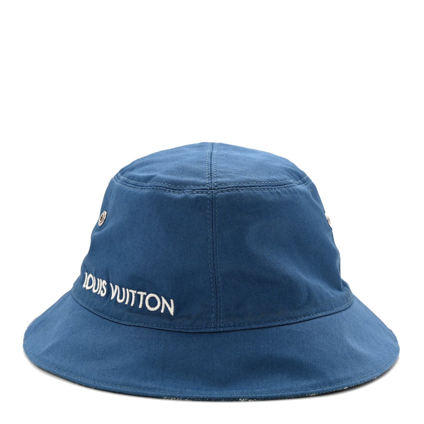 Monogram Denim Transformable Bob Bucket Hat 58 Blue