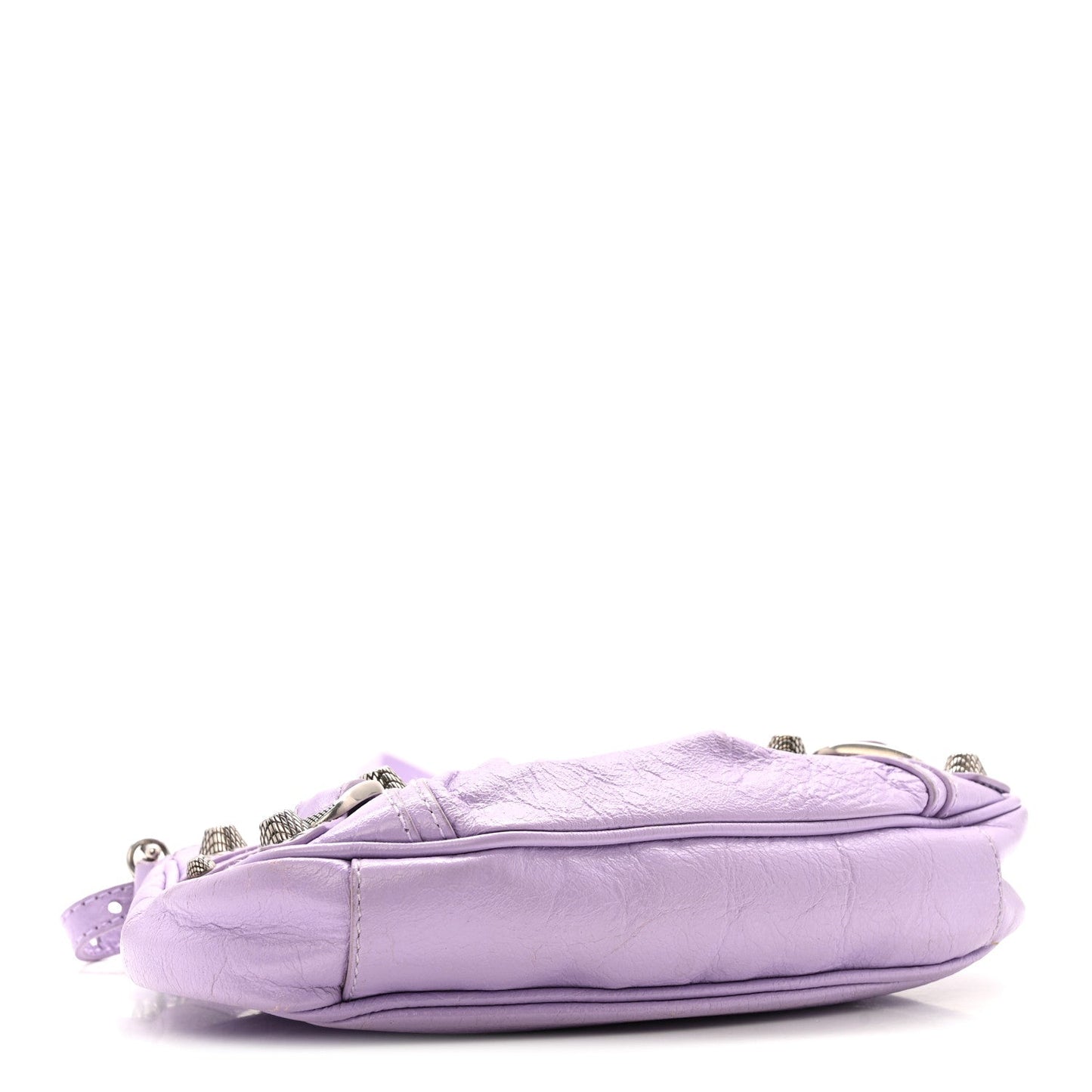 Agneau Arena Le Cagole Mini Purse With Chain Lilac