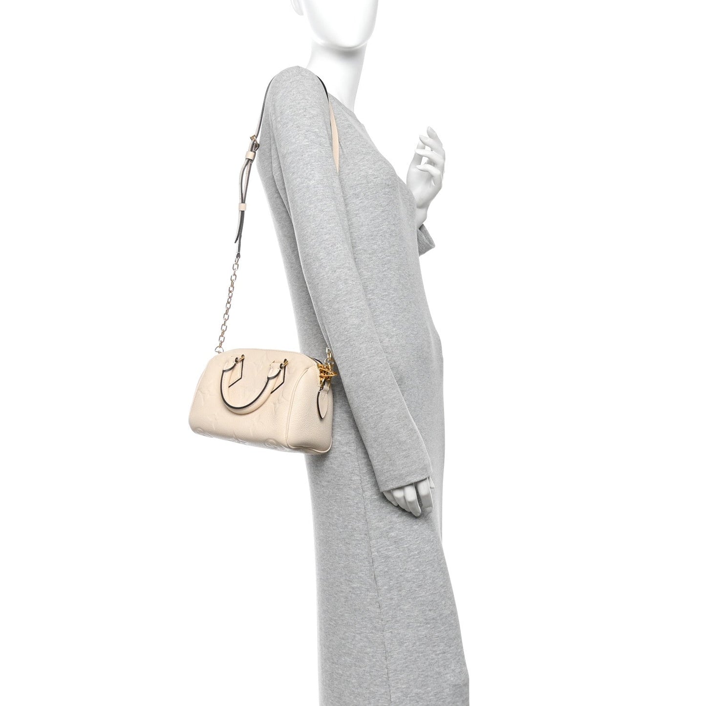 Empreinte Monogram Giant Speedy Bandouliere 20 Creme