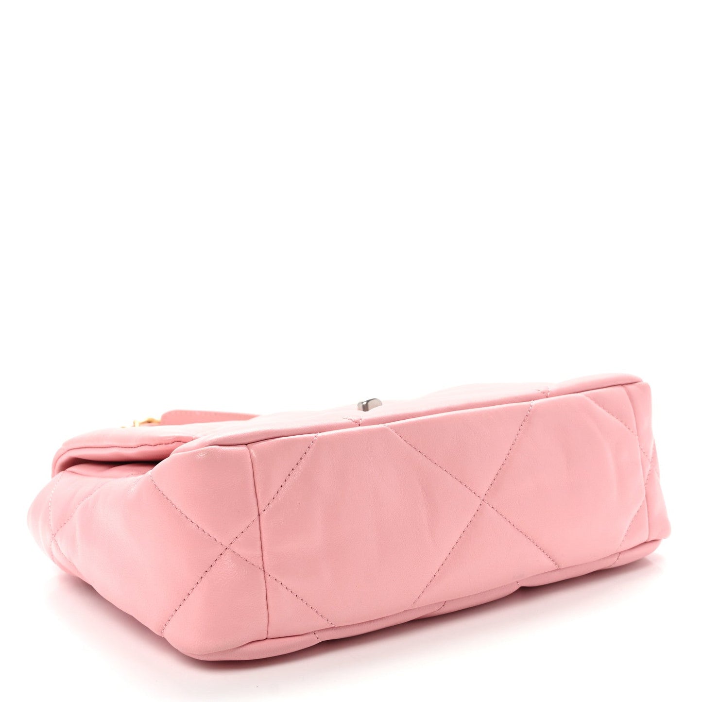 Lambskin Quilted Medium Chanel 19 Flap Light Pink