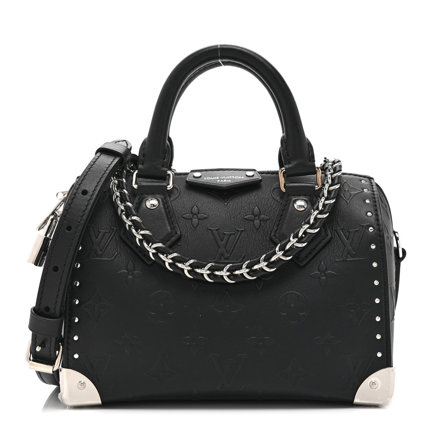 Calfskin Monogram Bold Speedy Trunk 20