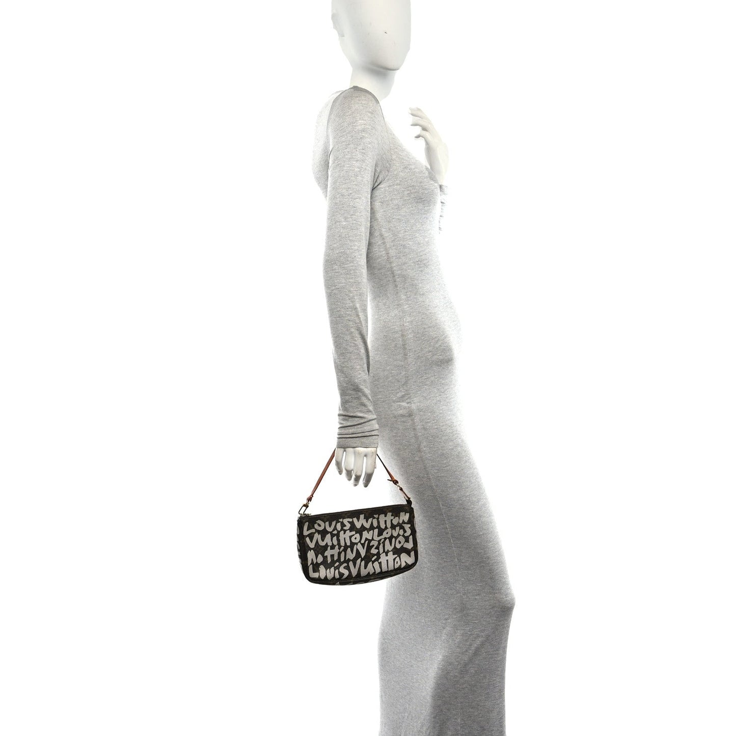 Monogram Graffiti Pochette Accessories Silver