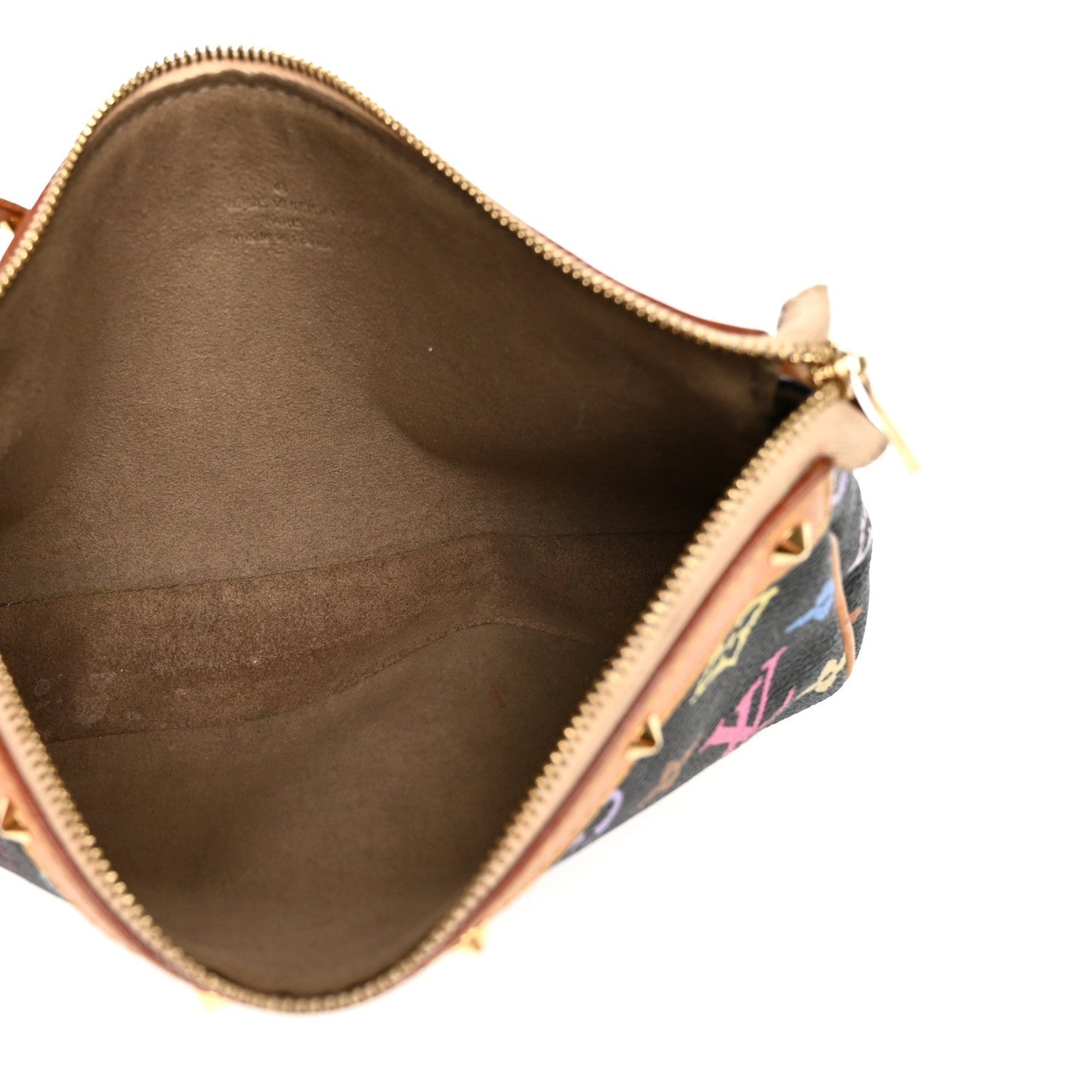 Monogram Multicolor Pochette Accessories Black