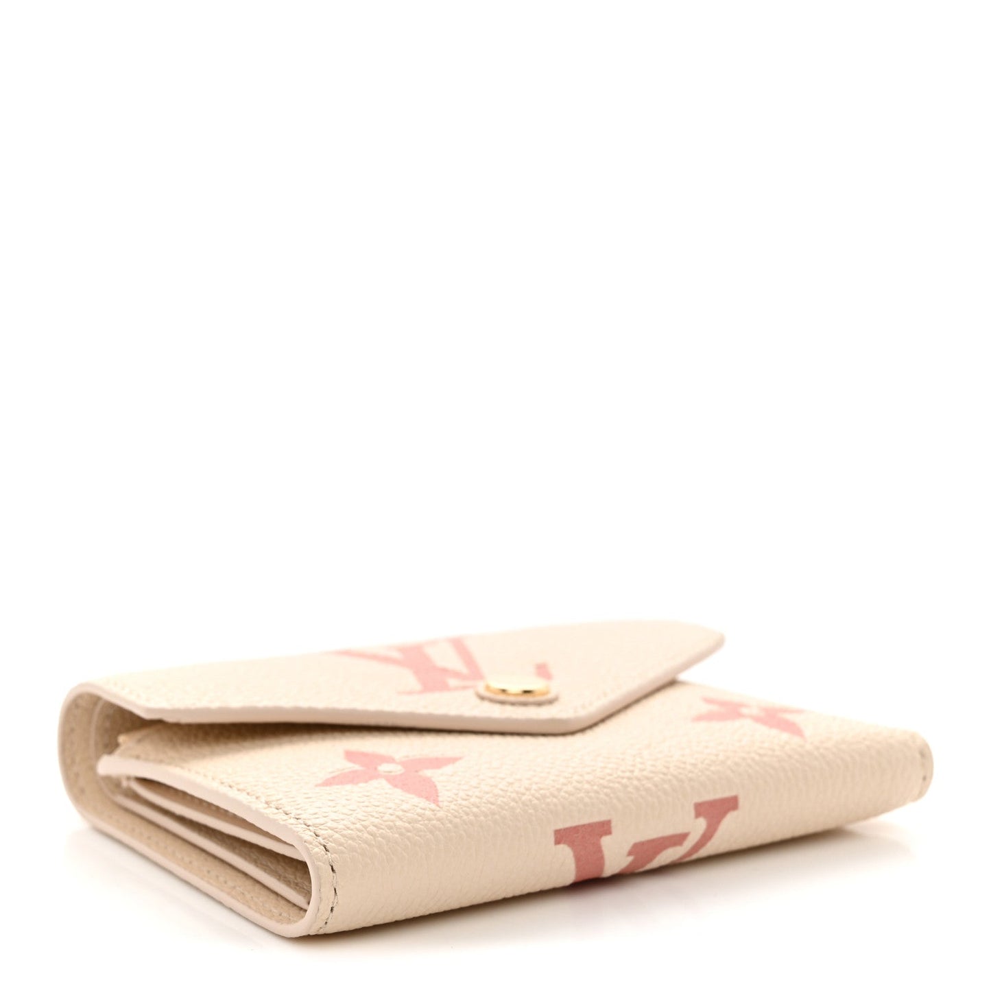 Empreinte Monogram Giant Victorine Wallet Creme Bois De Rose