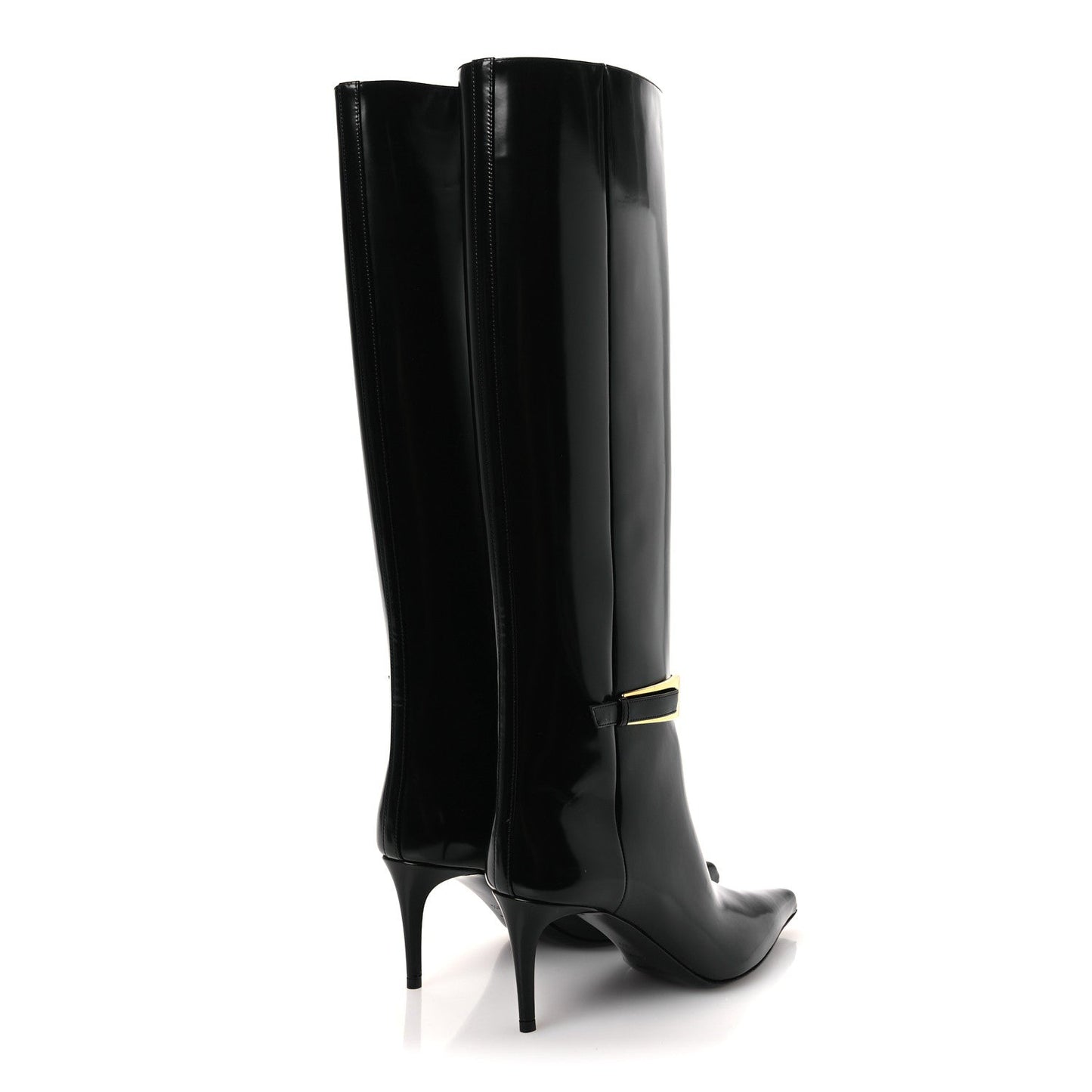 Vitello Marilyn Hacker 70mm Luz Boots 39.5 Black