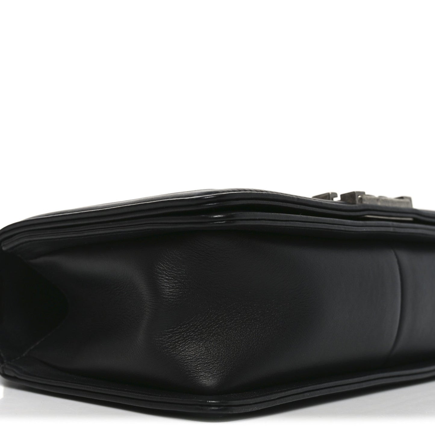 Calfskin Quilted Medium Boy Flap Black