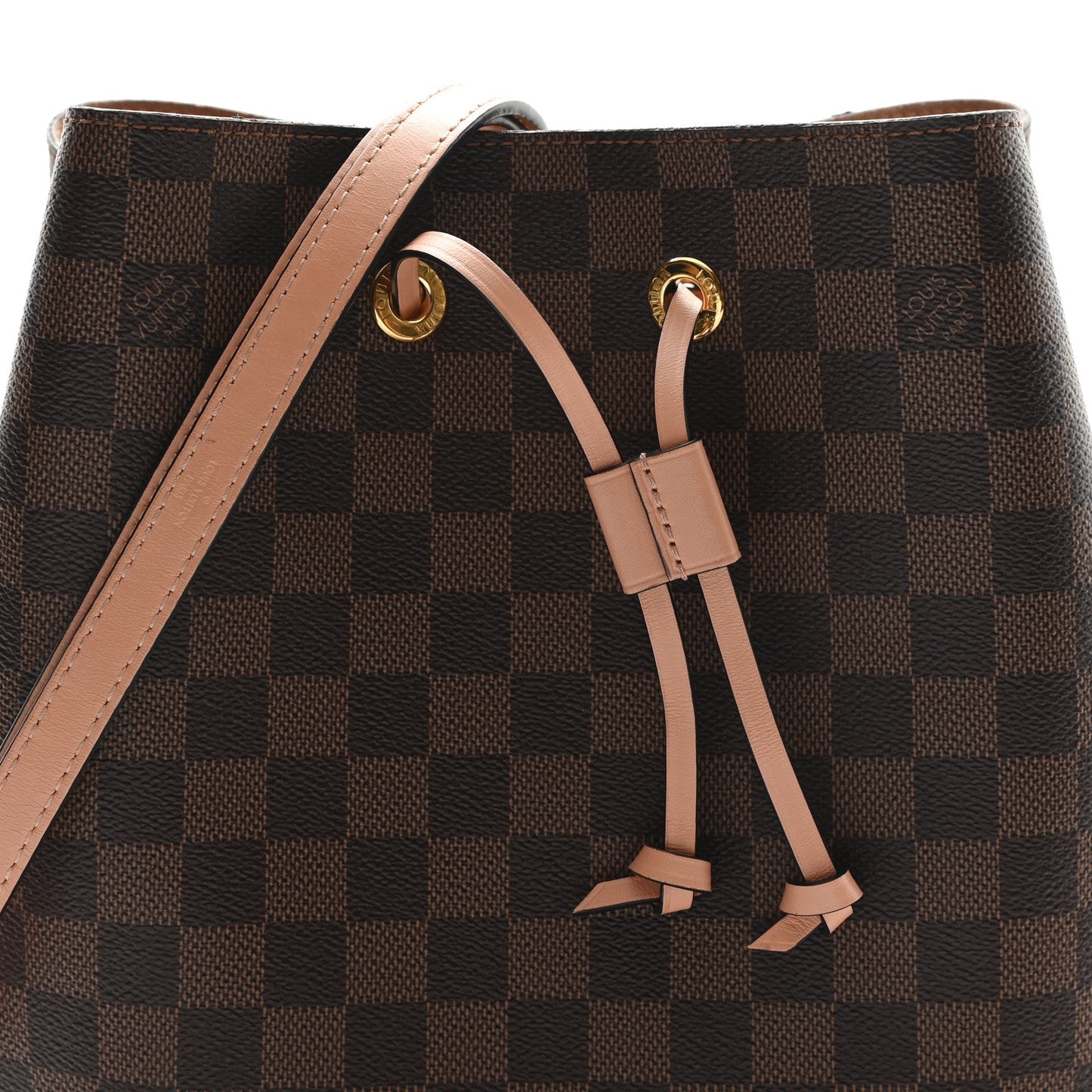 Damier Ebene Neonoe MM Venus Pink