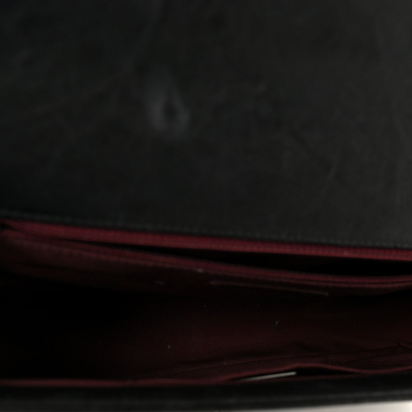 Crumpled Lambskin New Medium Studded Boy Flap Black