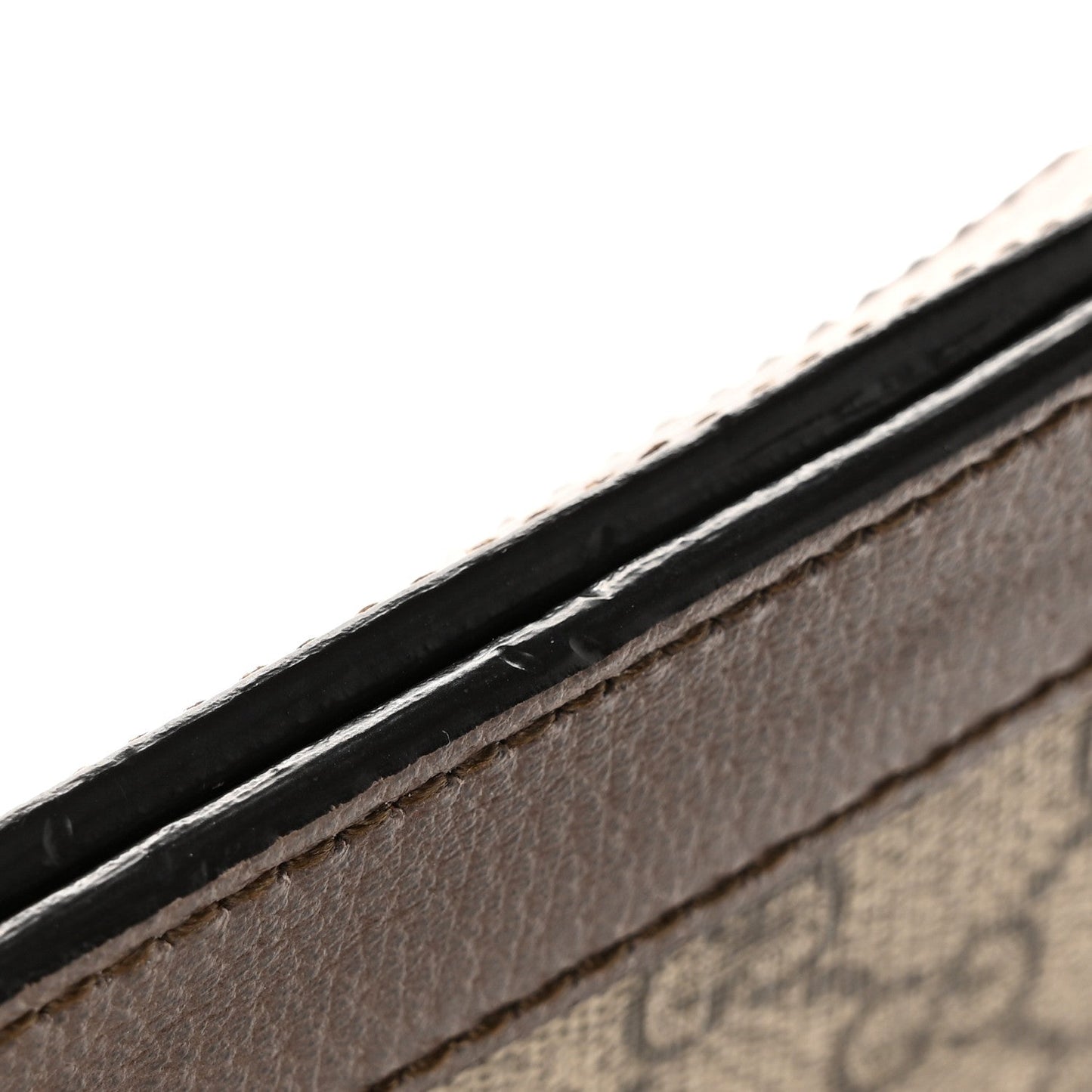 GG Supreme Monogram Web Medium Ophidia Chain Shoulder Bag Brown