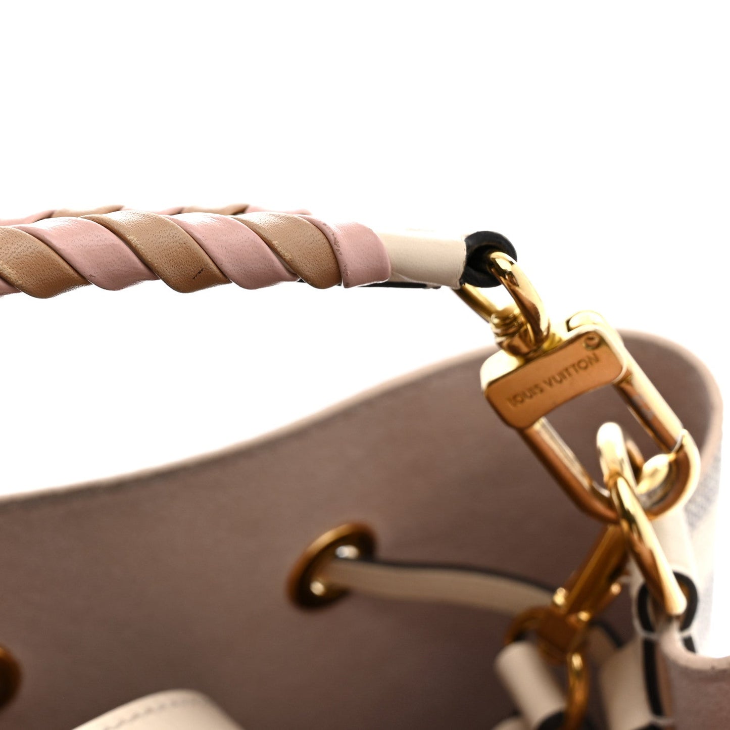Damier Azur Braided Neonoe BB Pink