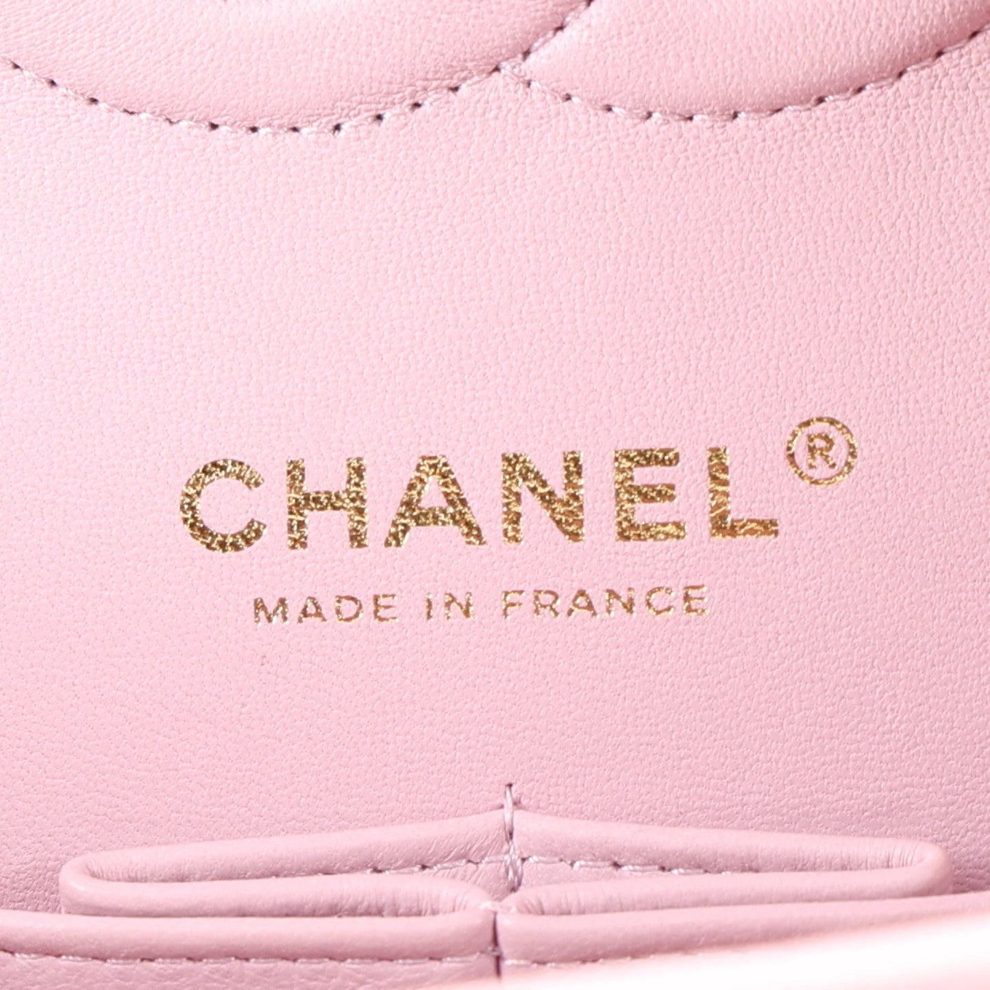 Caviar Quilted Medium Double Flap Light Pink