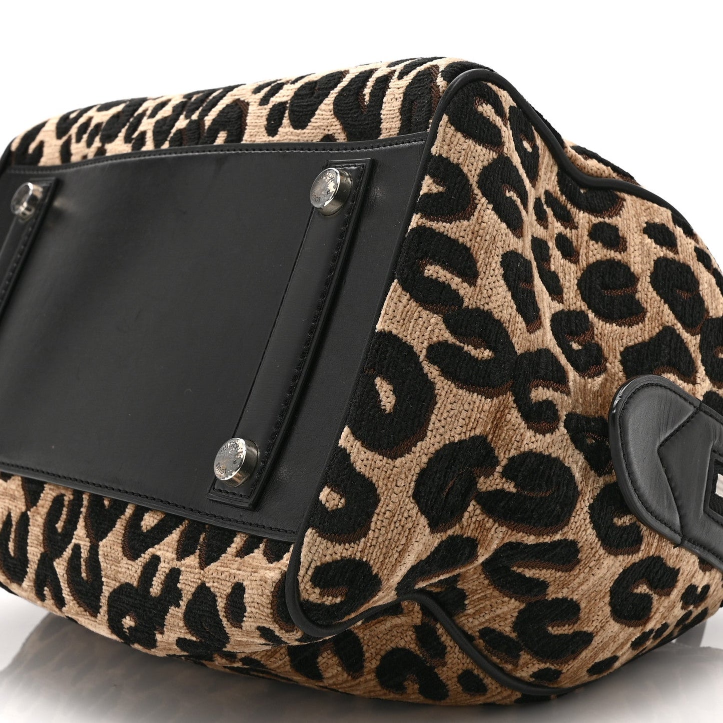Jacquard Velvet Leopard Print Stephen Sprouse Speedy
