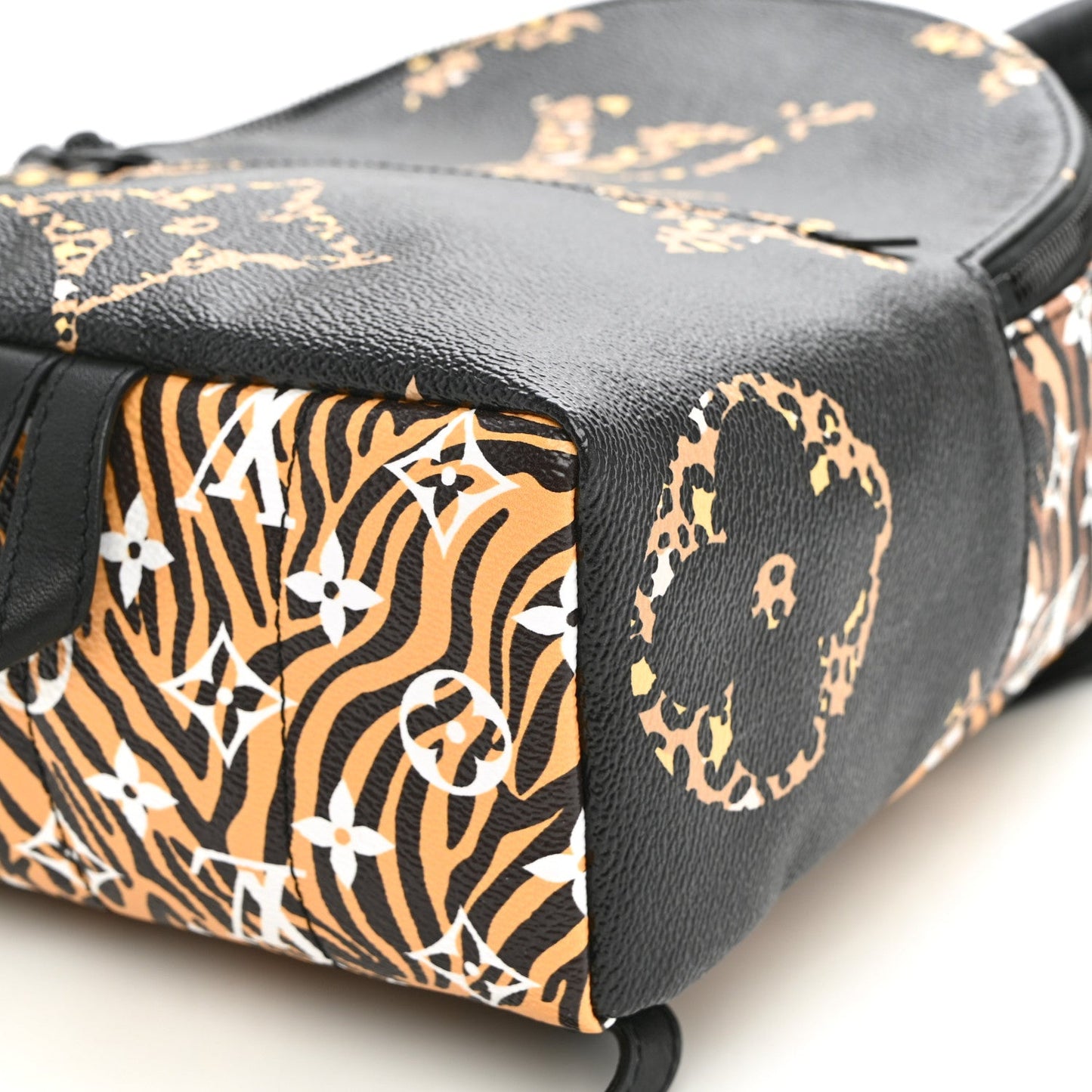 Monogram Giant Jungle Palm Springs Backpack PM Black