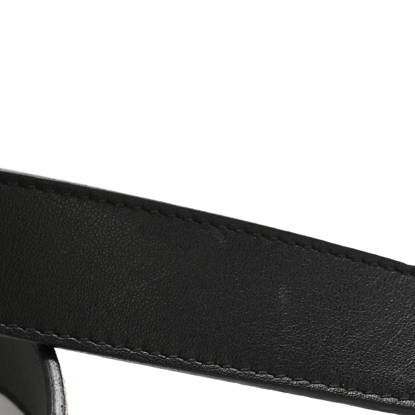 GG Supreme Monogram Plutone Calfskin Double G Reversible 75 30 Belt Beige Ebony New Acero