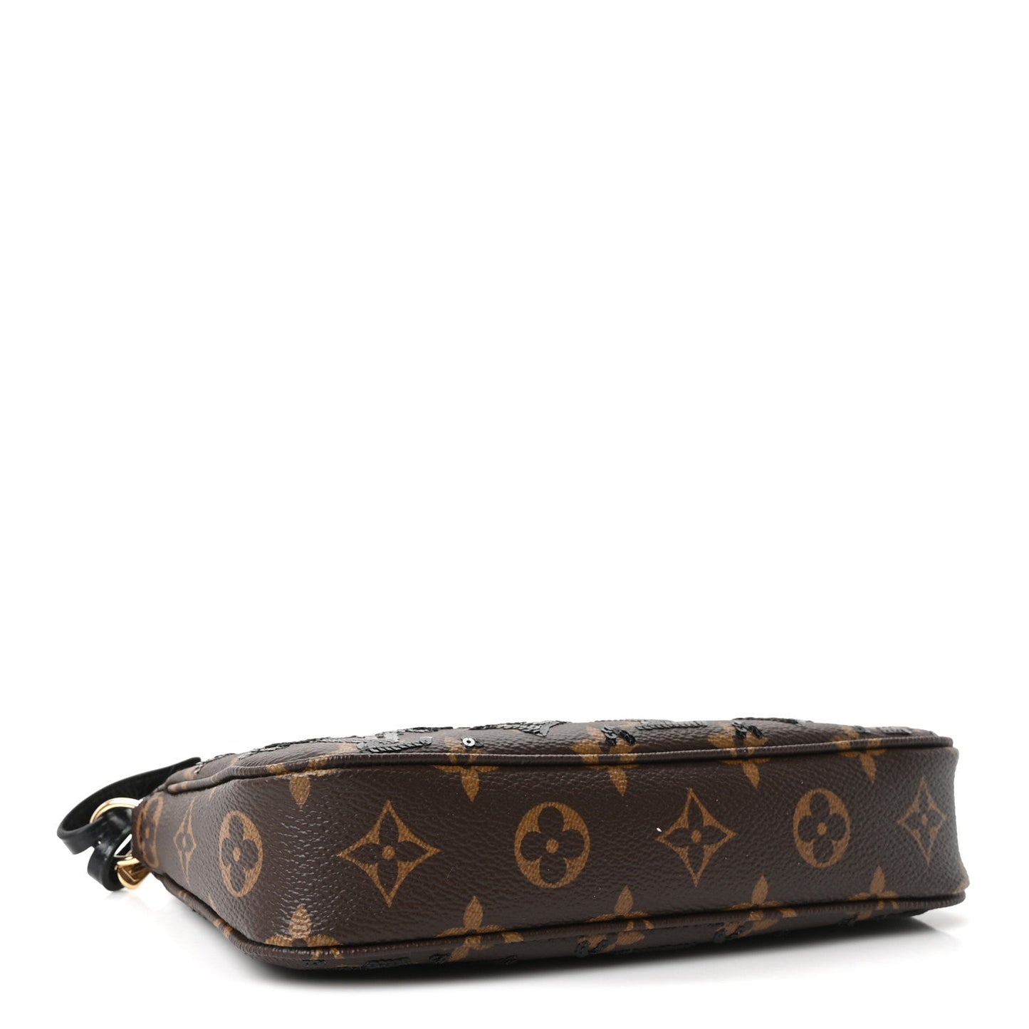 Monogram Sequins Pochette Accessories Black