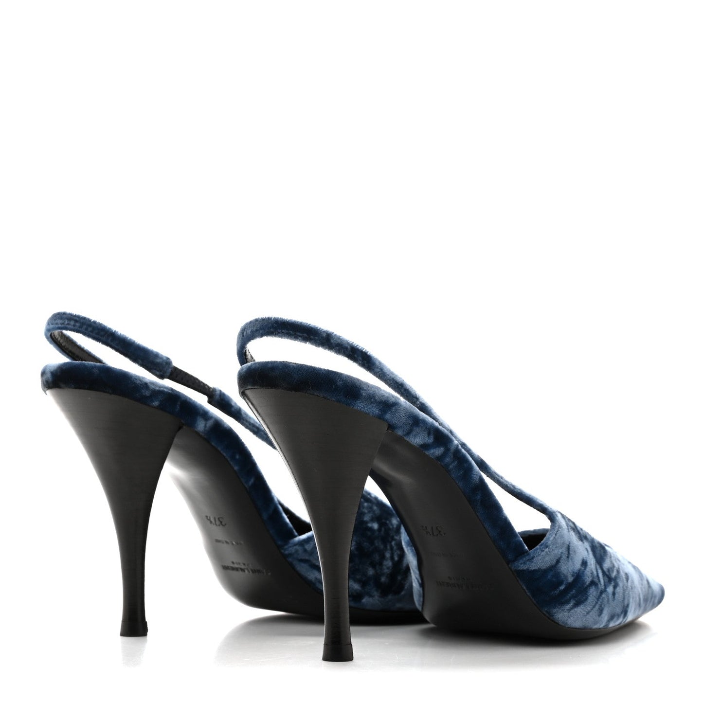 Velvet Tom 90 Dream Slingback Pumps 37.5 Denim