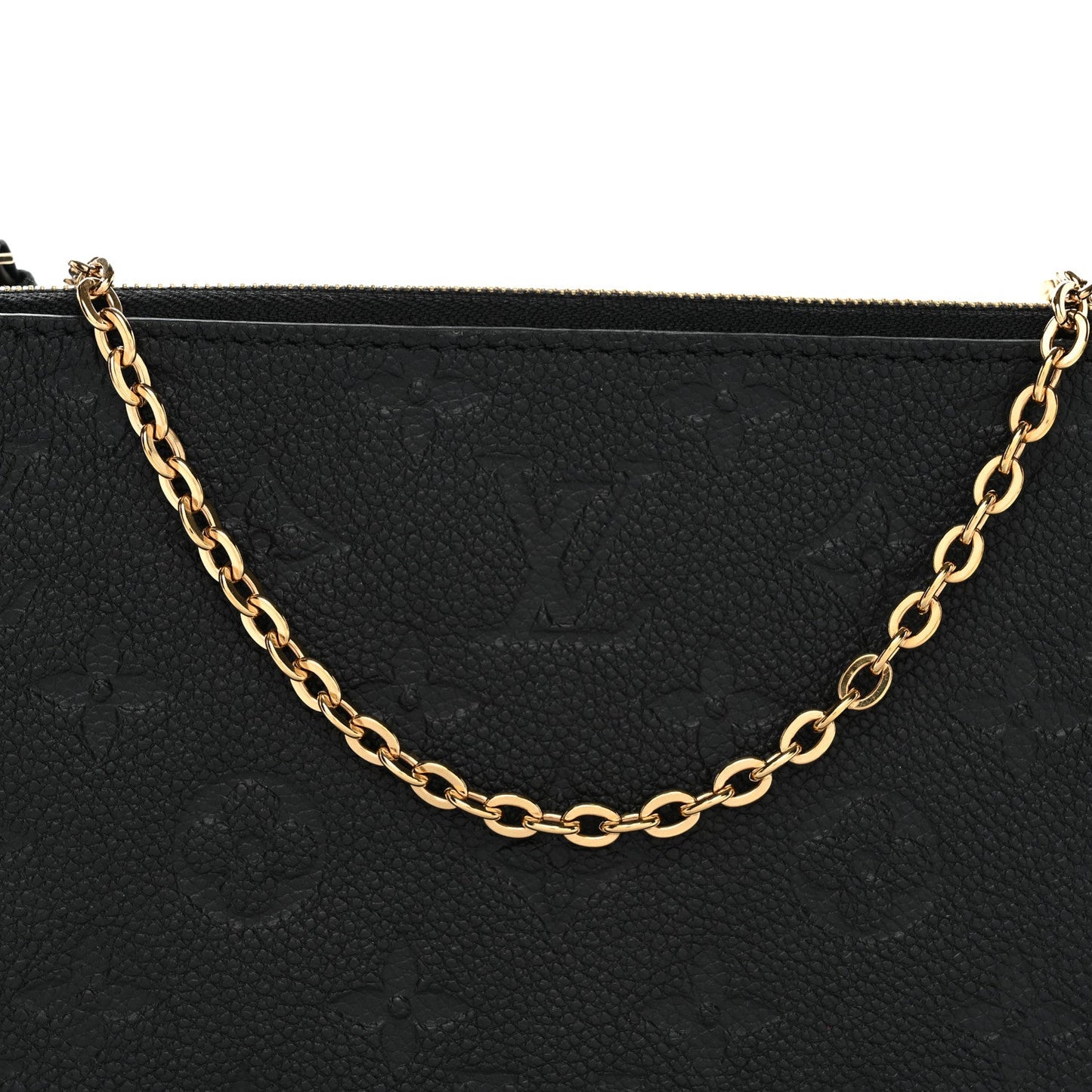 Empreinte Double Zip Pochette Black