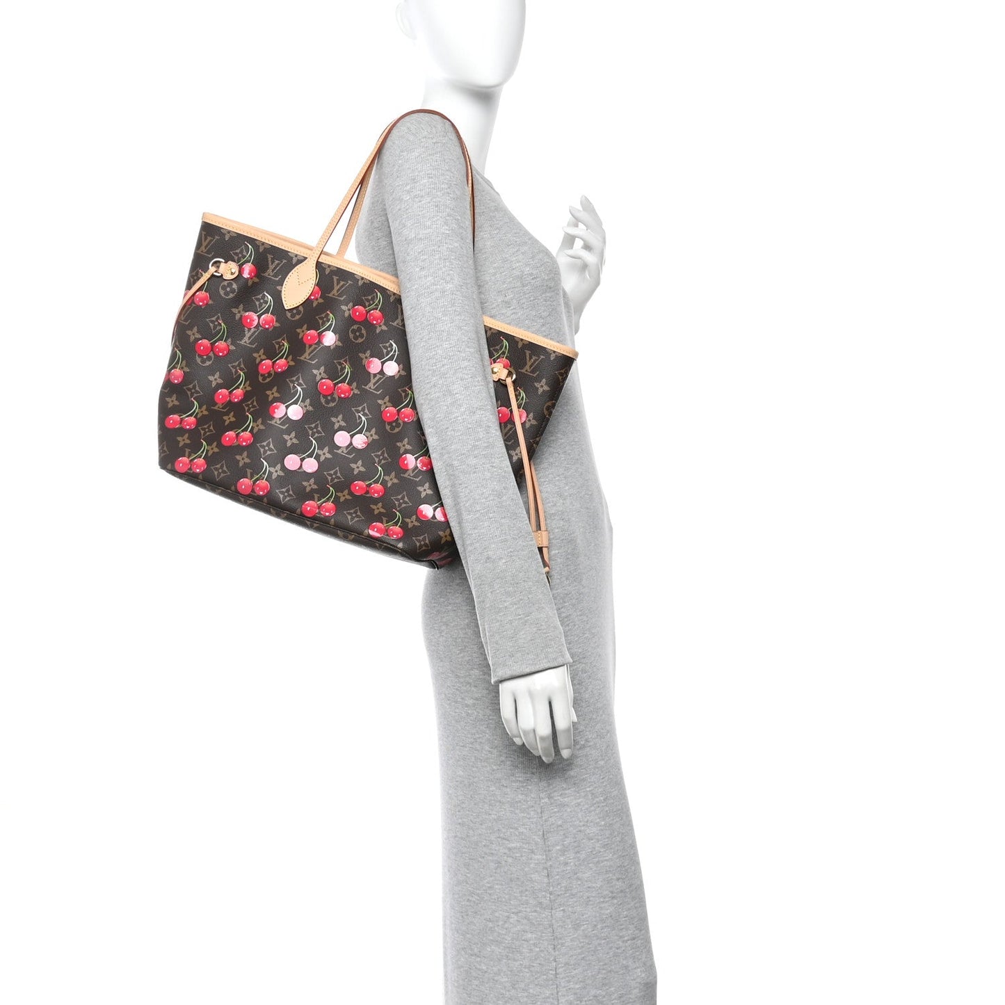 LV X TM Monogram Cerises Neverfull MM