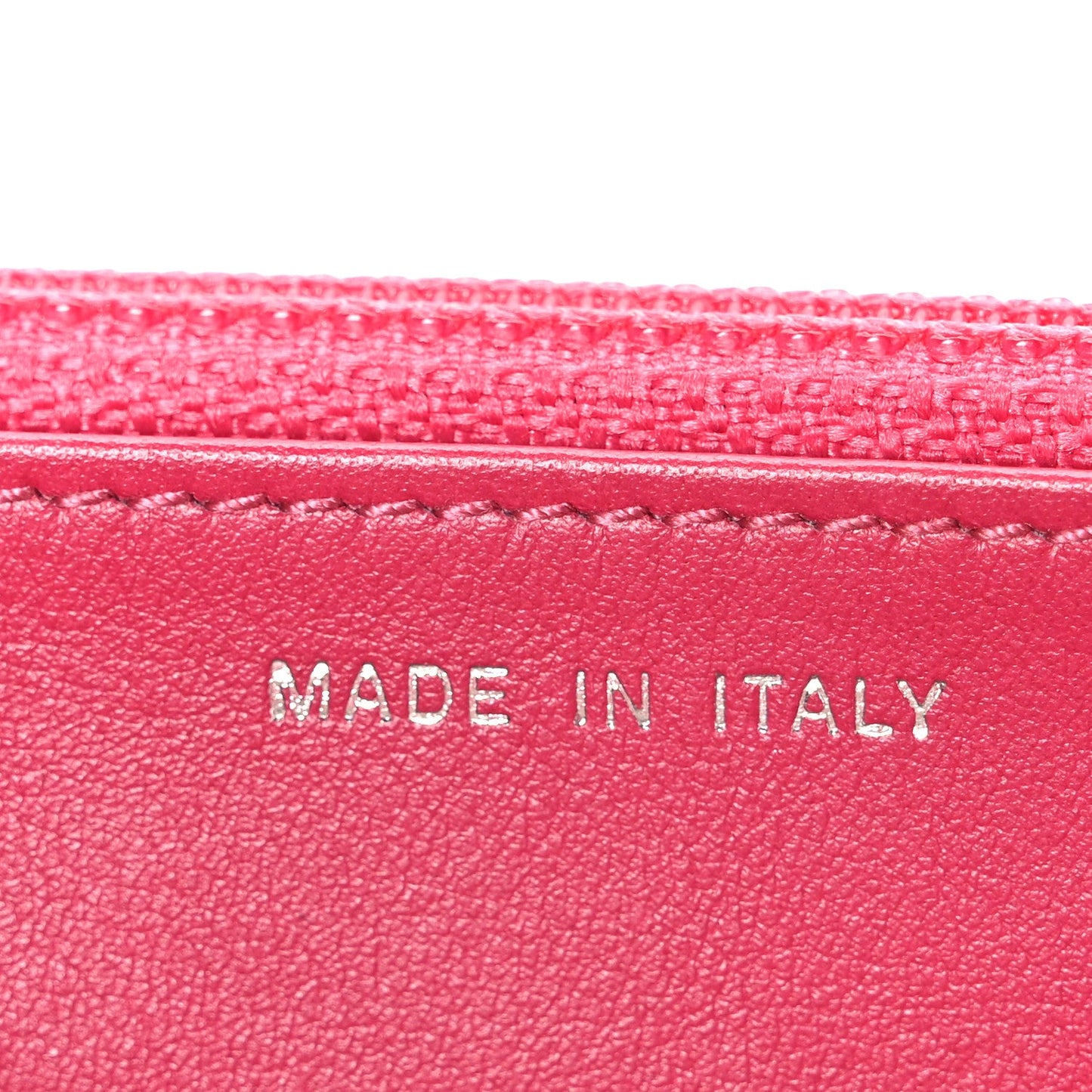 Lambskin Diamond Stitched Wallet On Chain WOC Pink