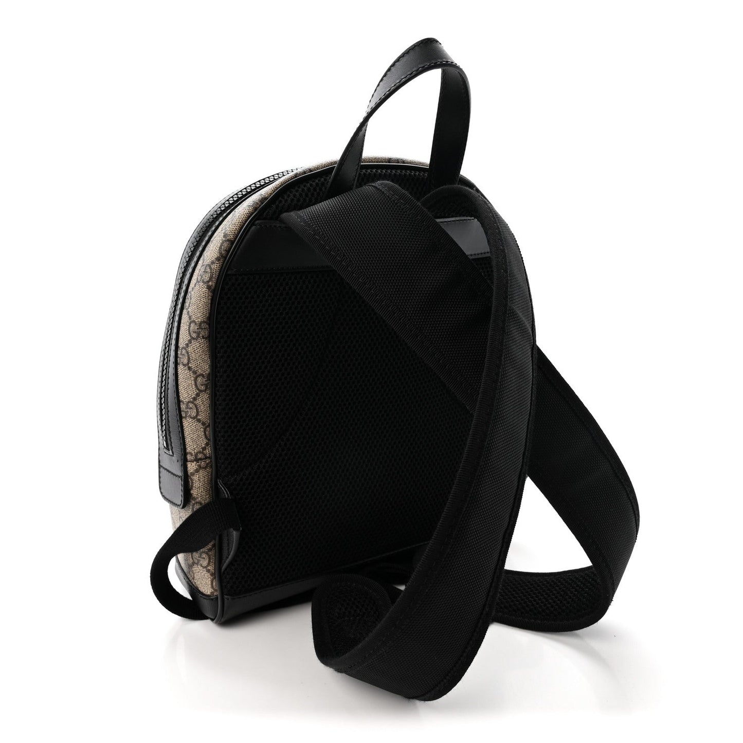 GG Supreme Monogram Small Eden Day Backpack Black