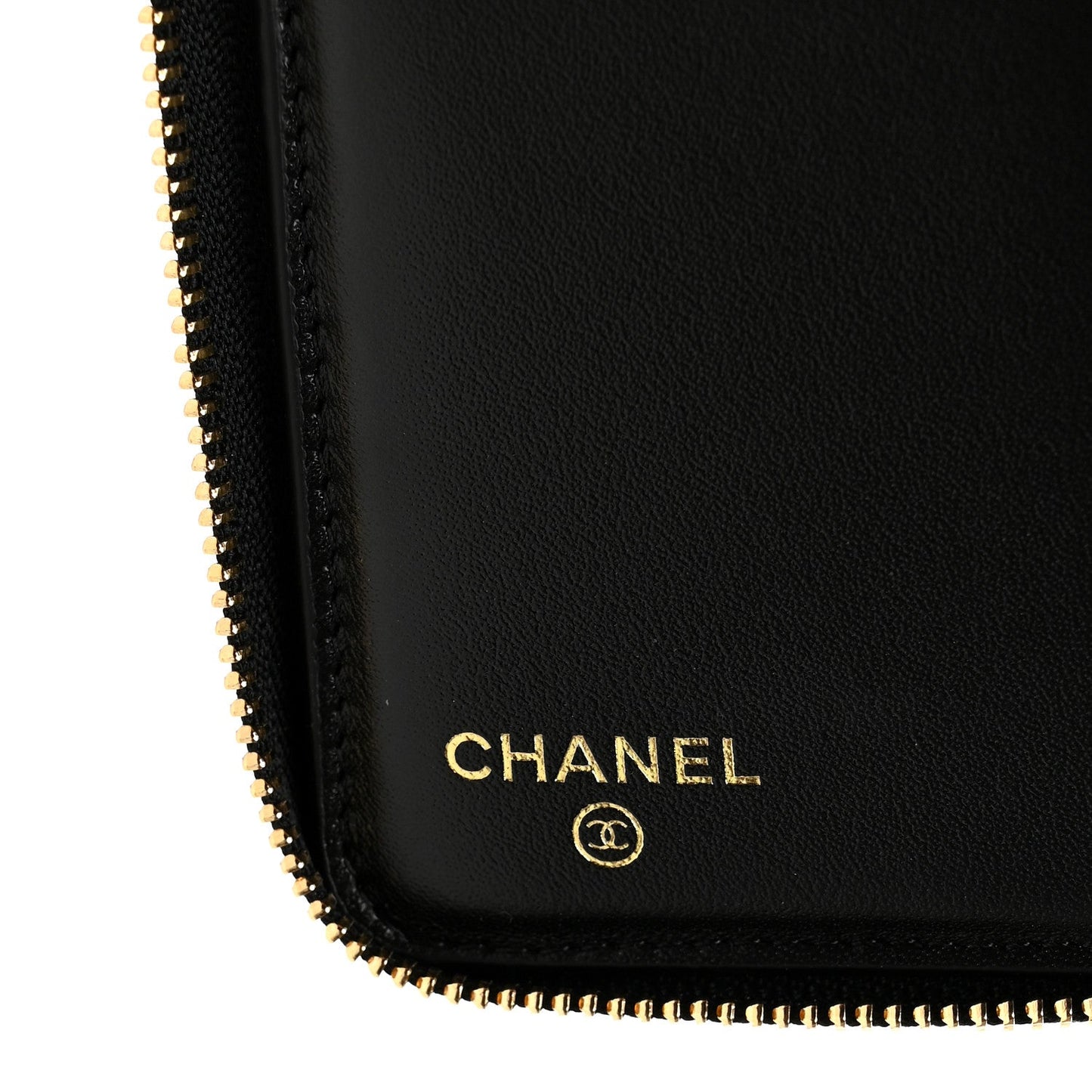 Lizard Embossed Compact Wallet Black