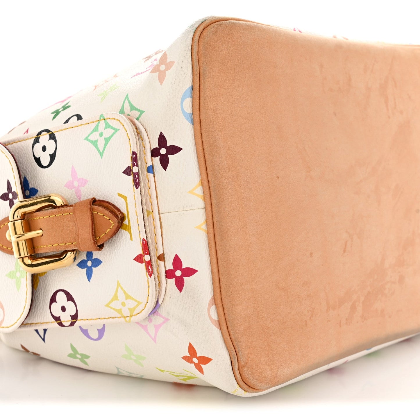 Monogram Multicolor Petit Noe White