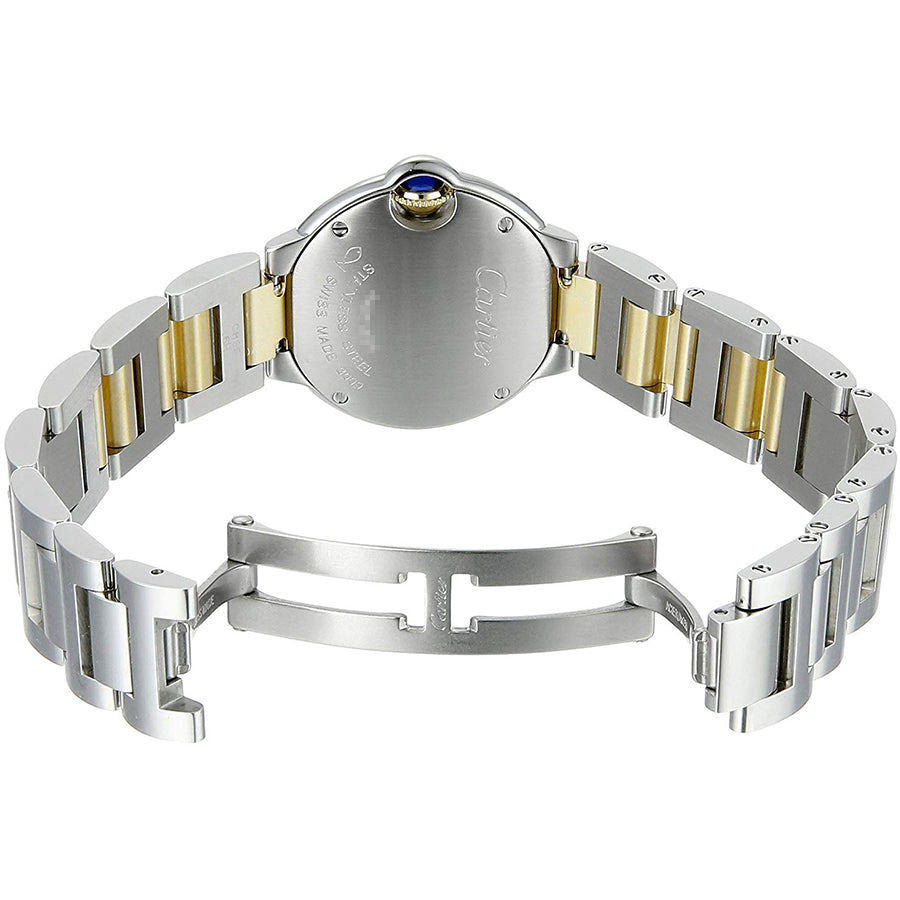 Cartier Ballon Bleu 28mm Gold & Steel Women's Watch W69007Z3
