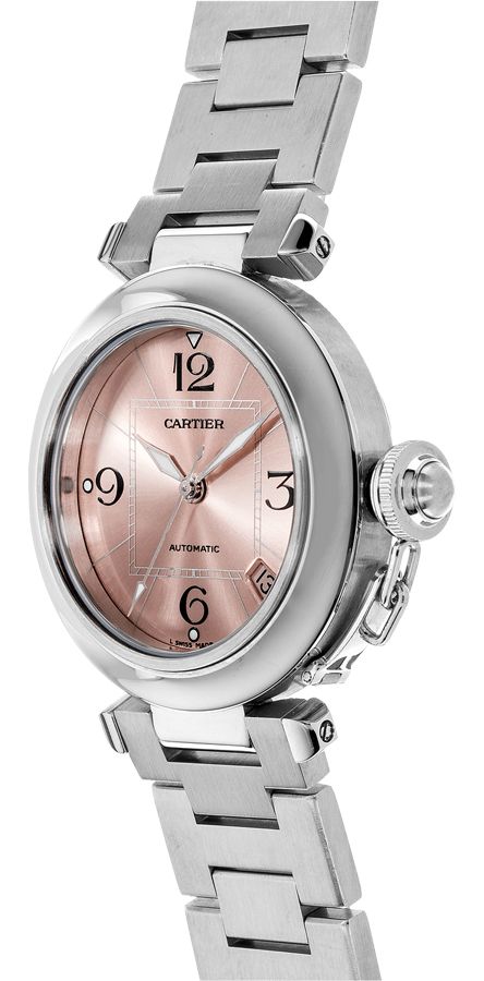 Cartier Pasha Pink Dial Luxury Women's Watch W31075M7