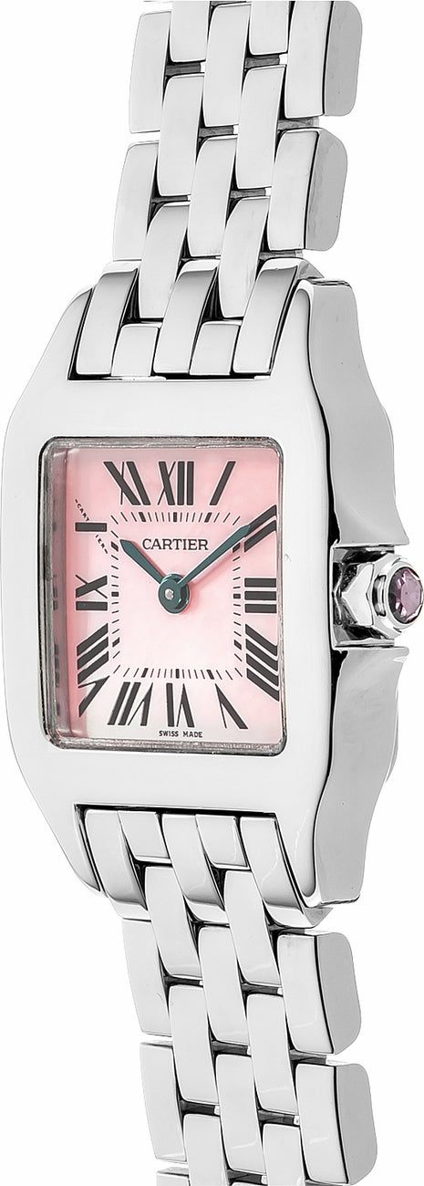 Cartier Demoiselle Pearl Pink Dial Women's Luxury Watch W25075Z5